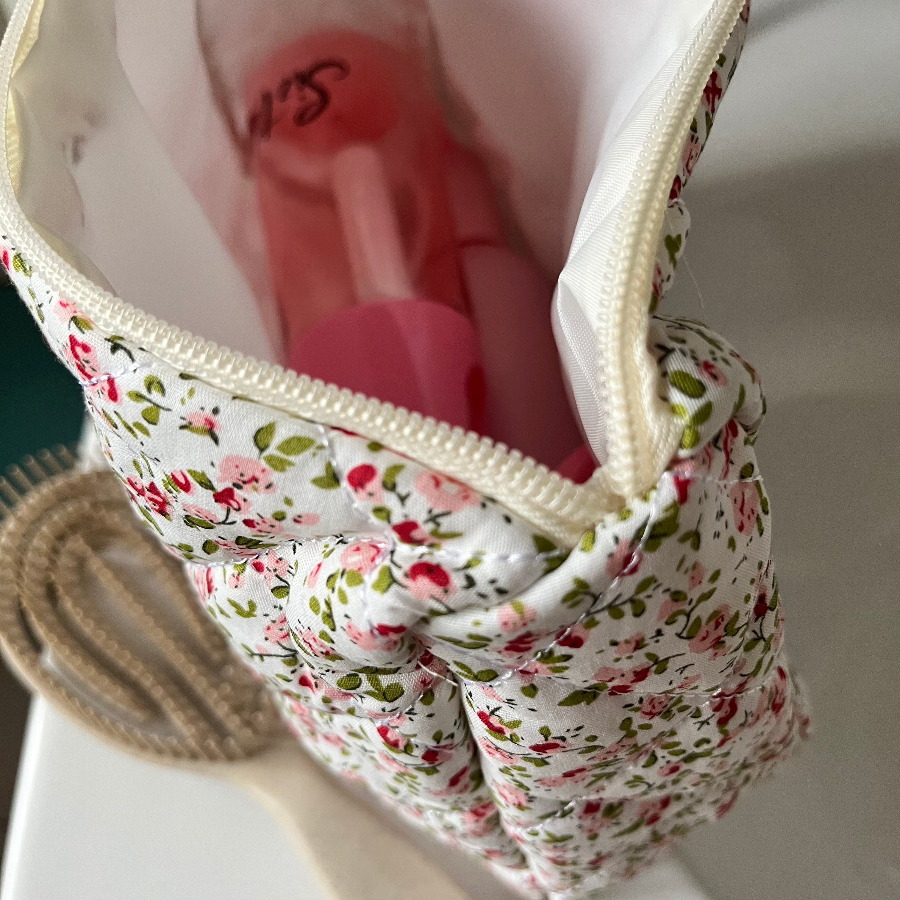 Kosmetiktasche Florence Rosa – Für Make-up & Pflege