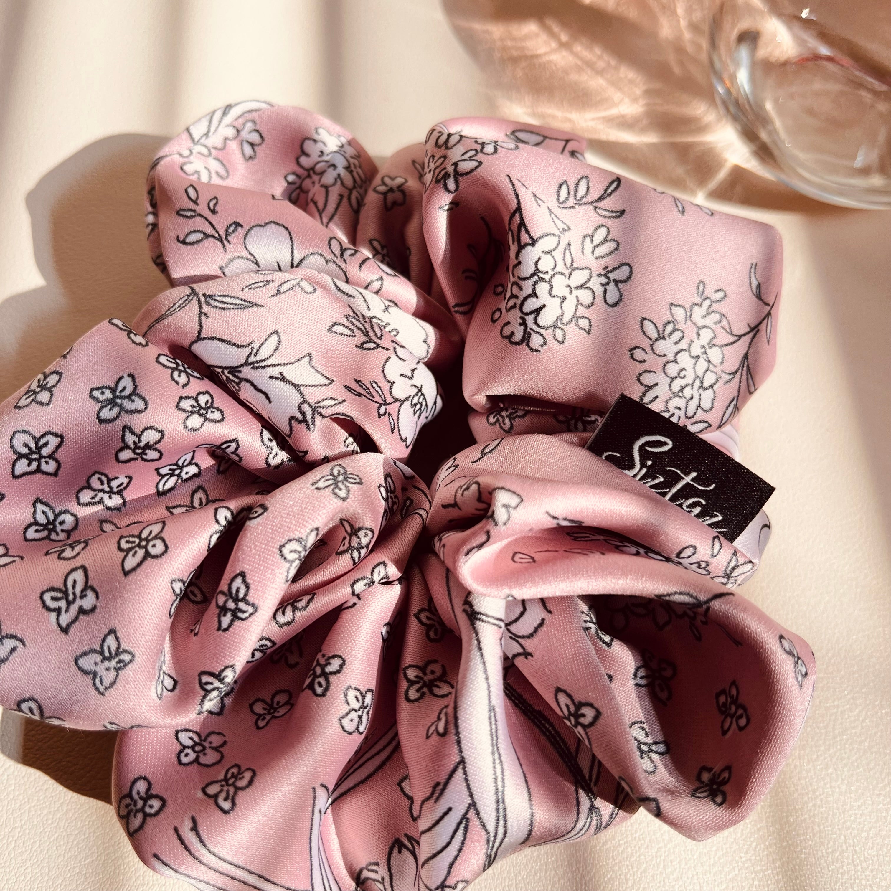 Midi Scrunchie | Motif Floral