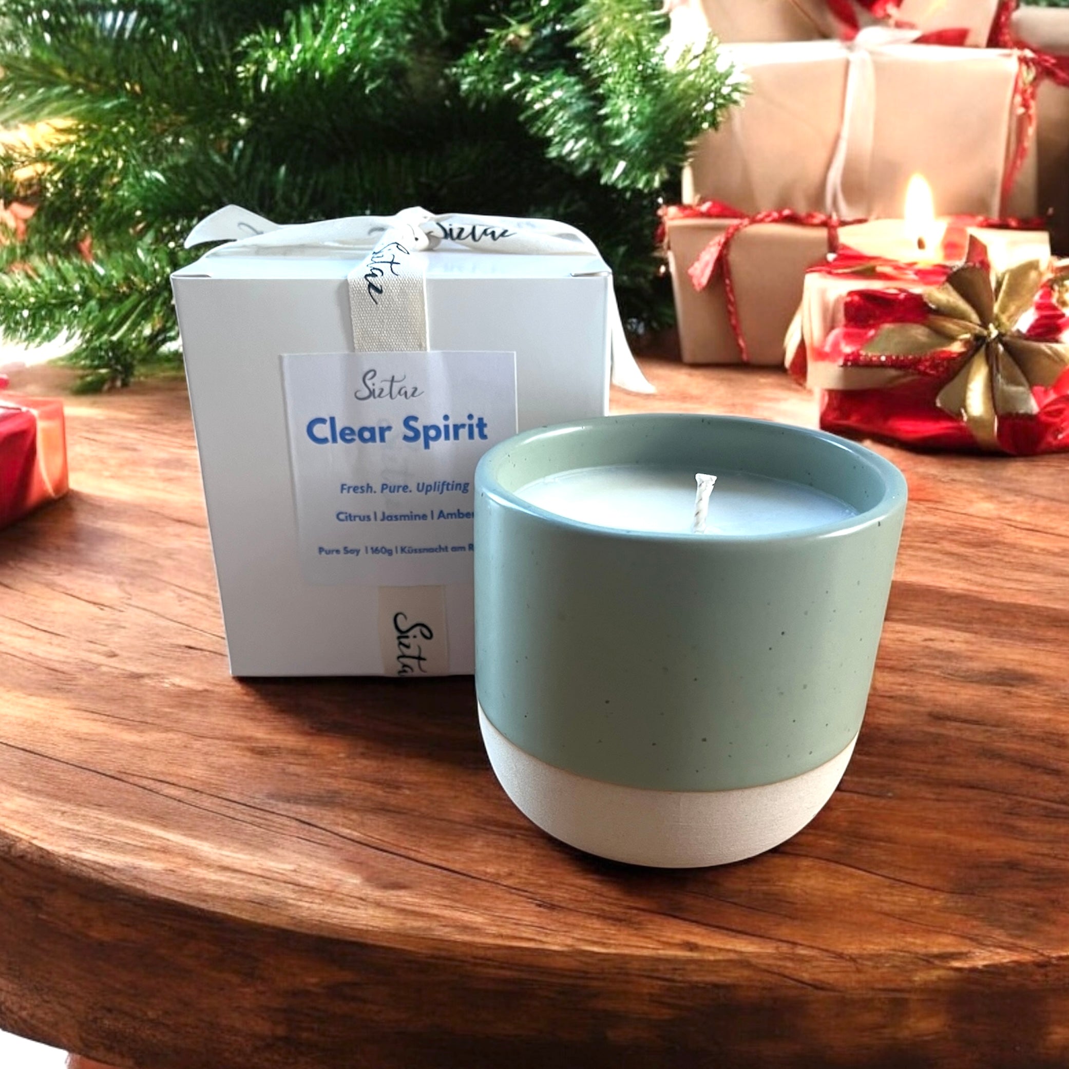 Clear Spirit – Cup Candle. Linen Fresh