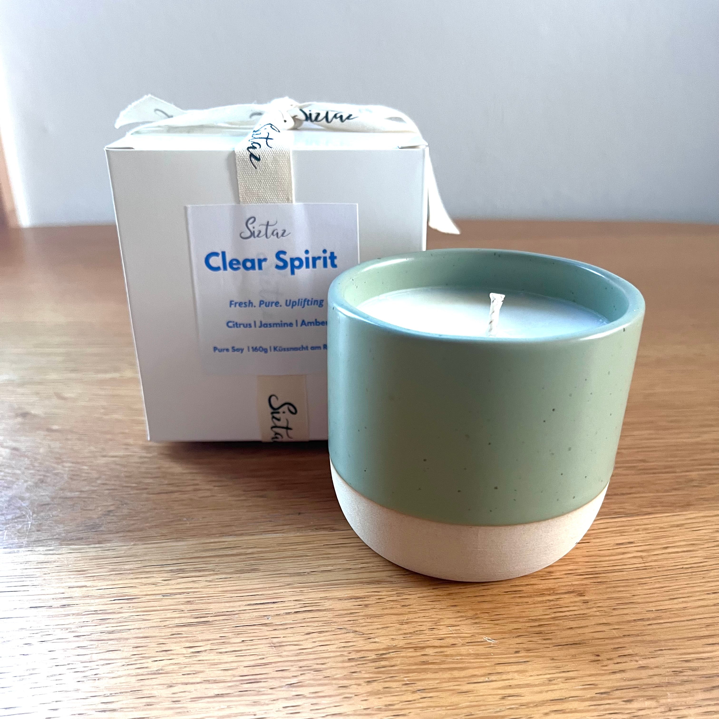 Clear Spirit – Cup Candle. Linen Fresh