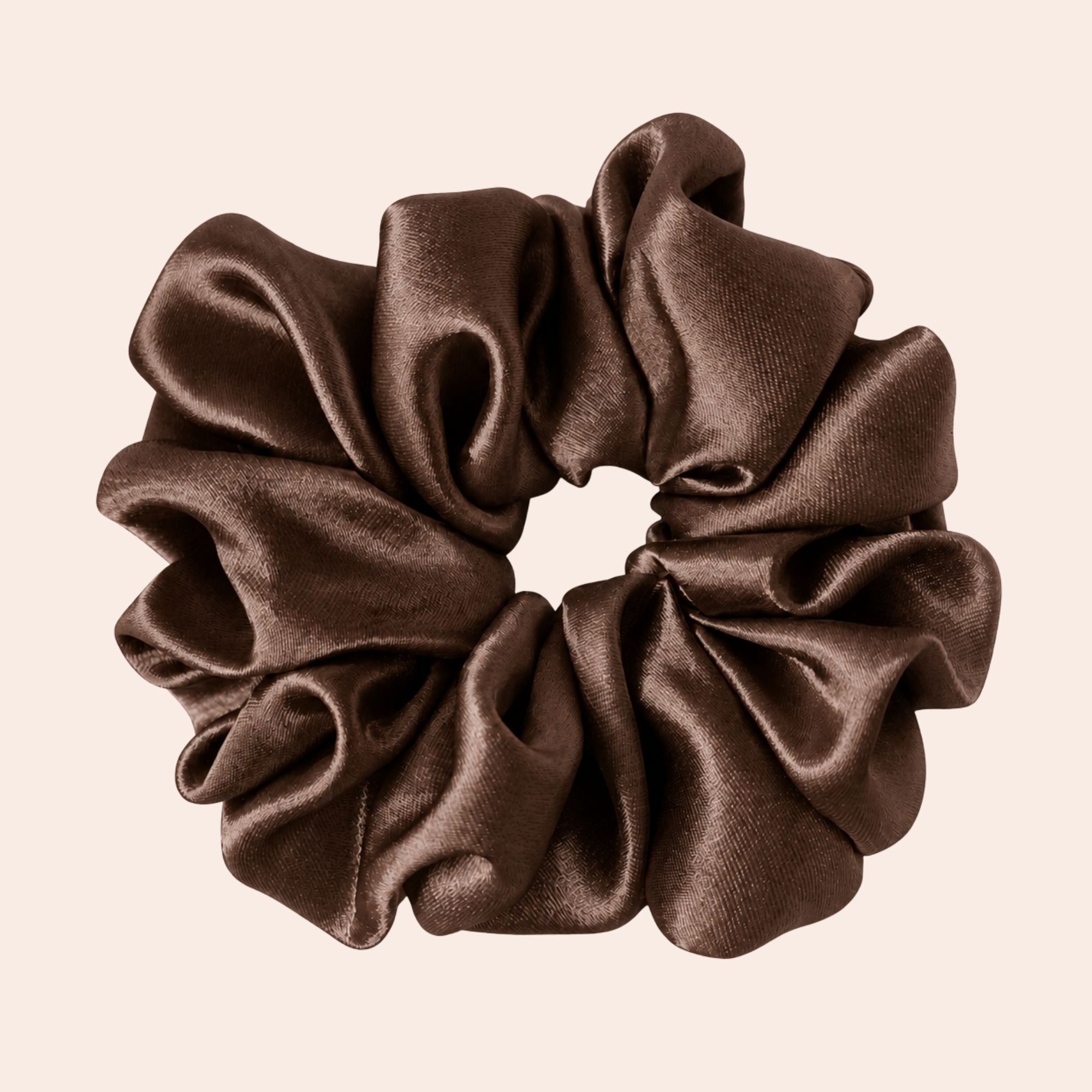 Satin Scrunchie_braun