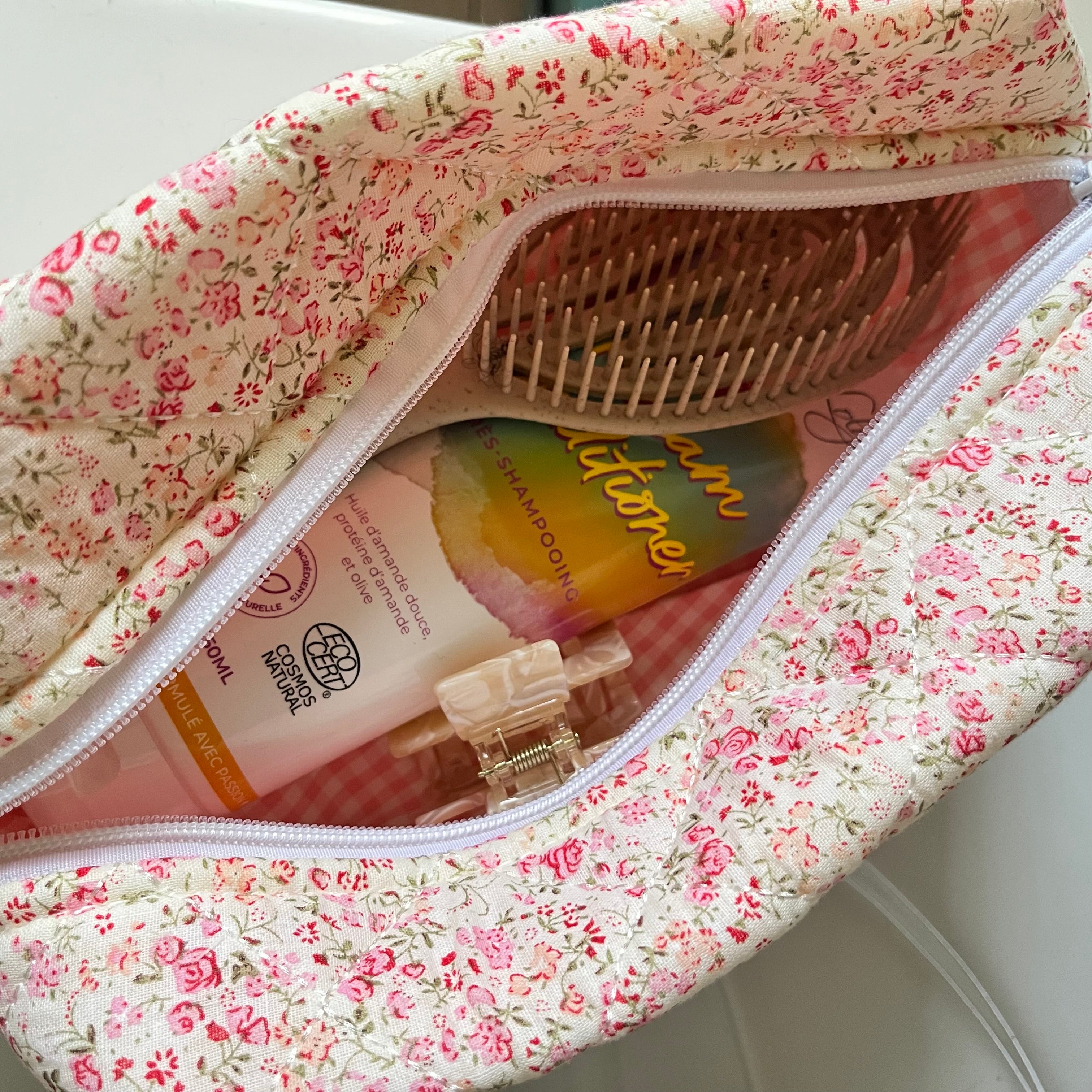 Kosmetiktasche Flora – Für Make-up & Pflege