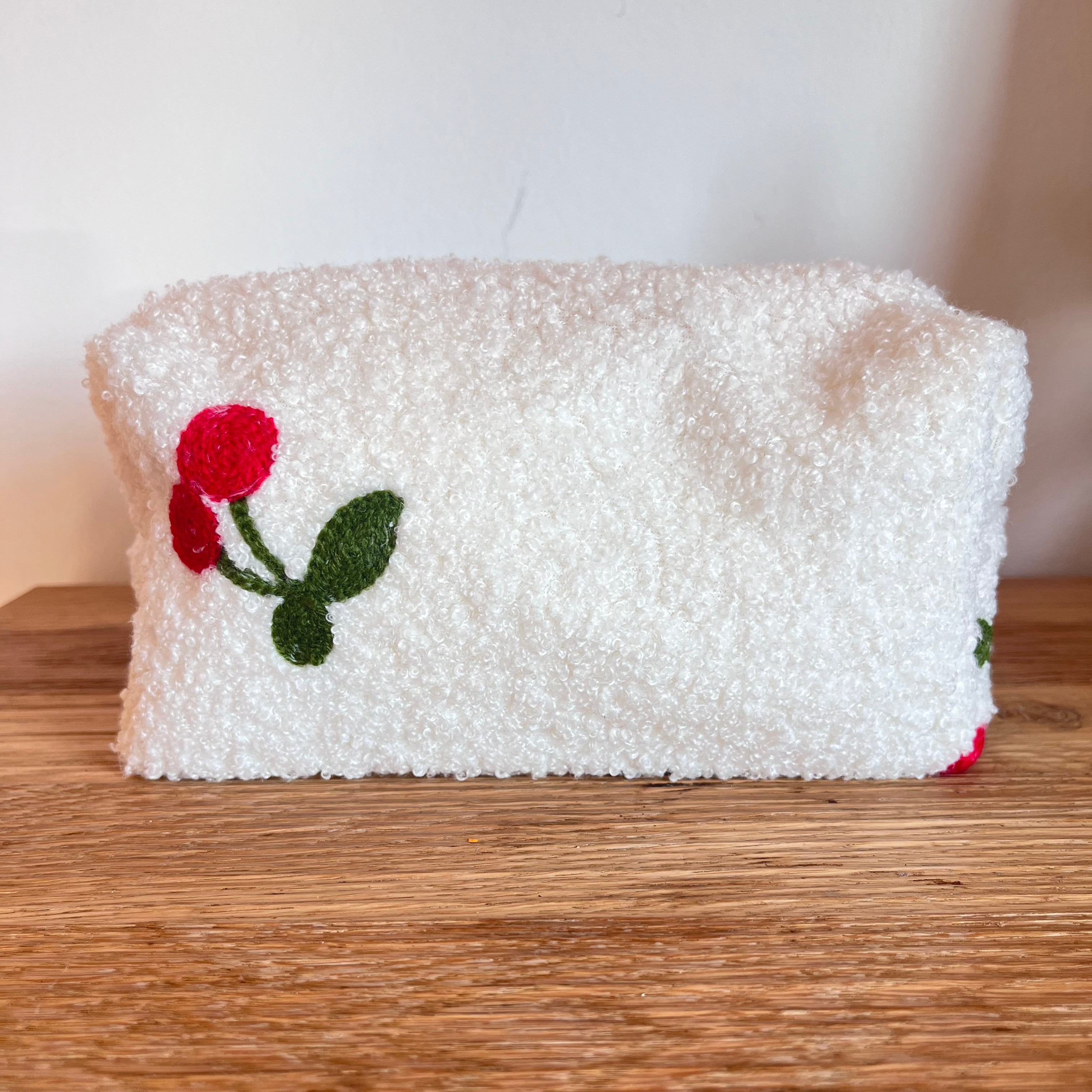 Kosmetiktasche Terry Cherry – Für Make-up & Pflege