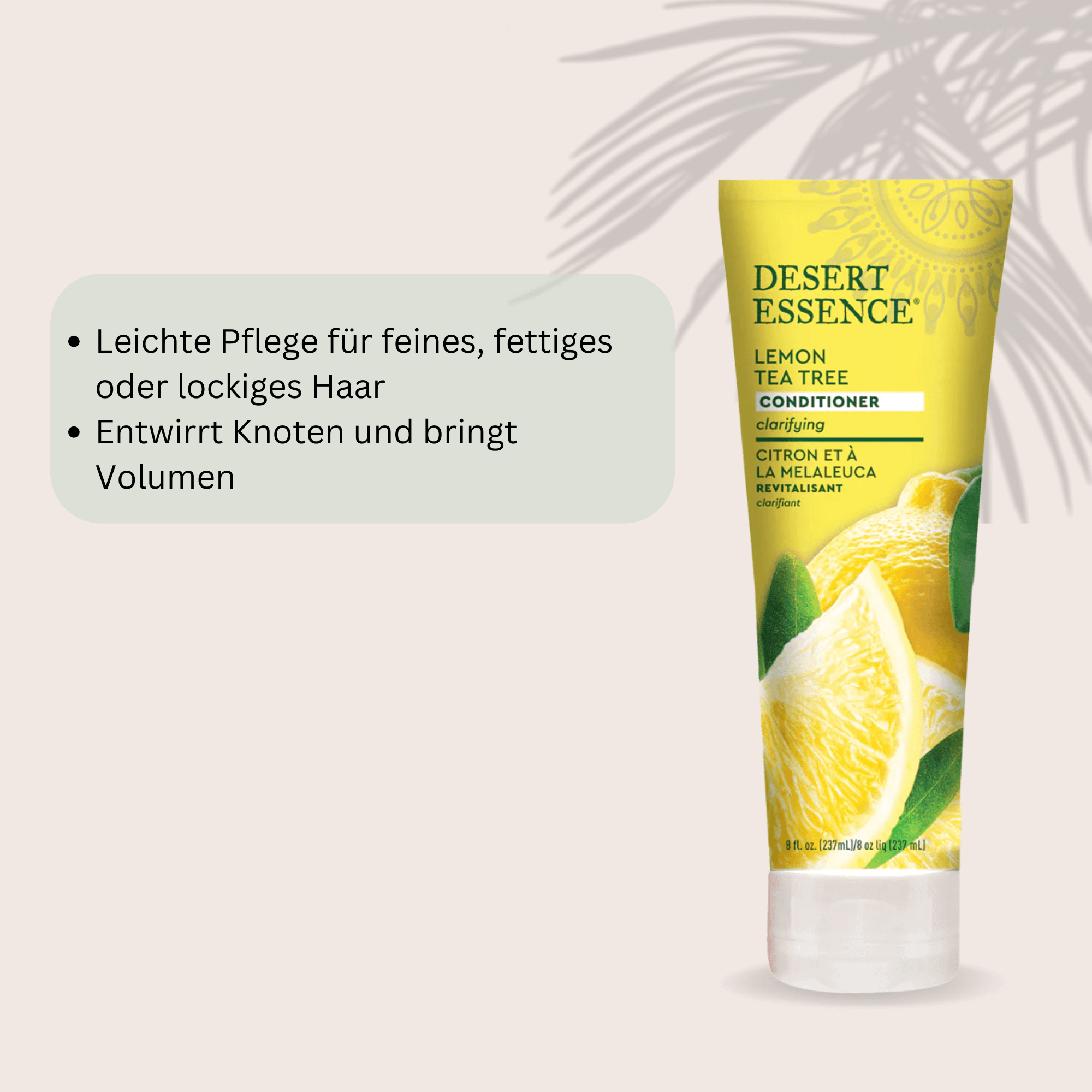 Lemon Tea Tree Conditioner – Ausgleichender Conditioner mit Zitrone & Teebaumöl | 237 ml
