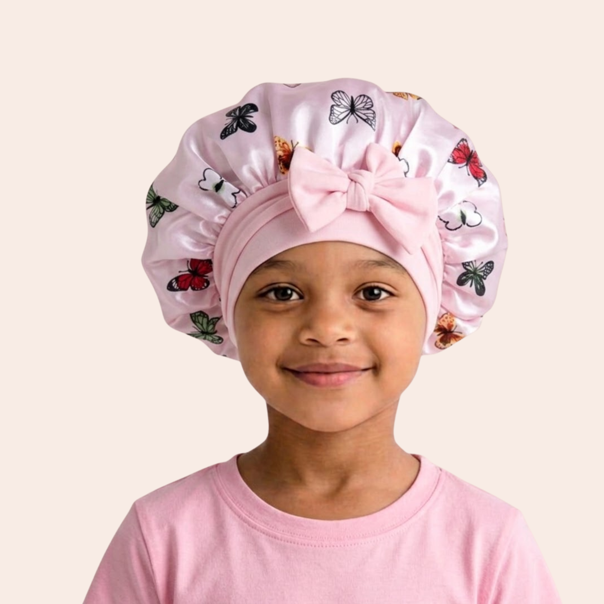 Kinder Satin Bonnet | Schlafhaube