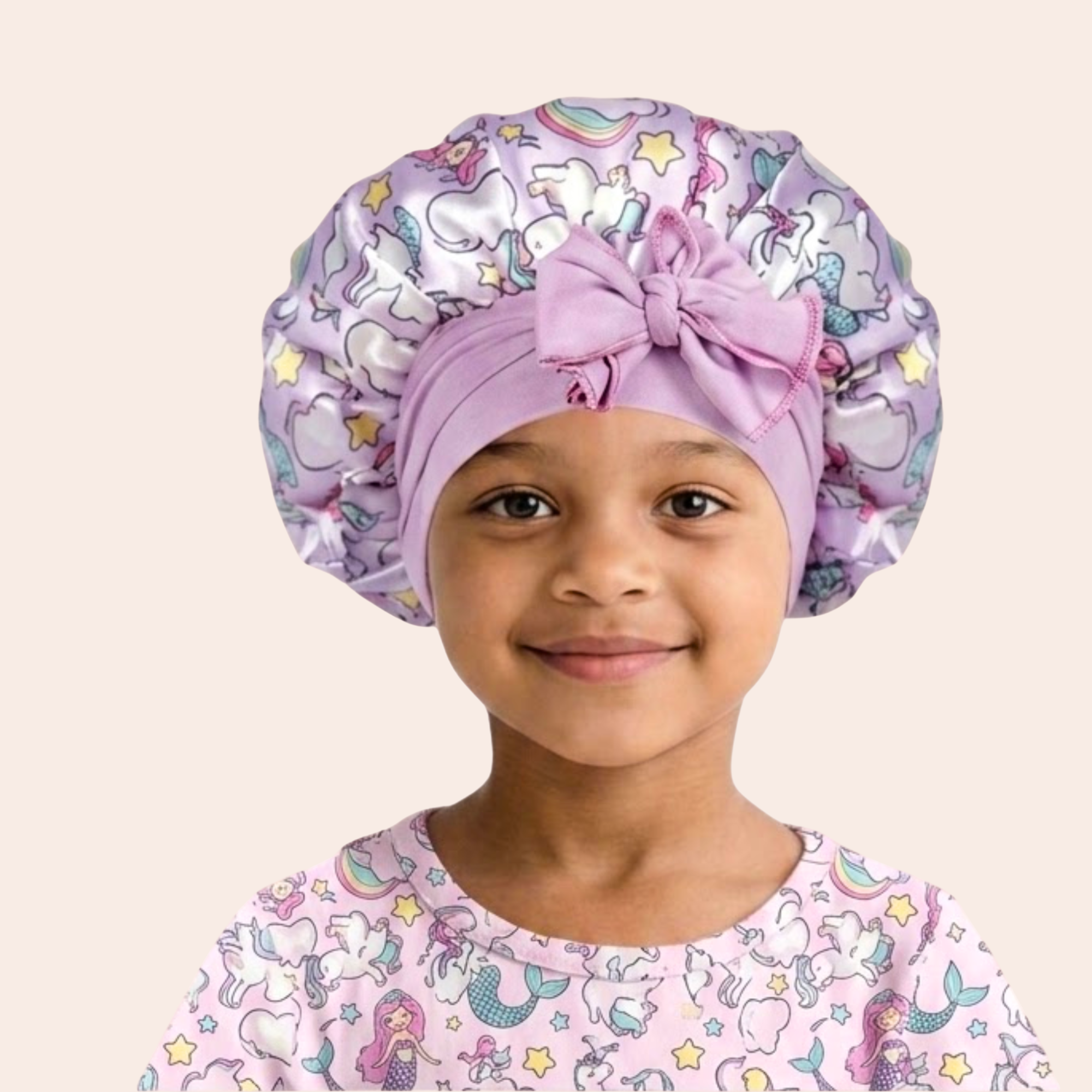 Kinder Satin Bonnet | Schlafhaube