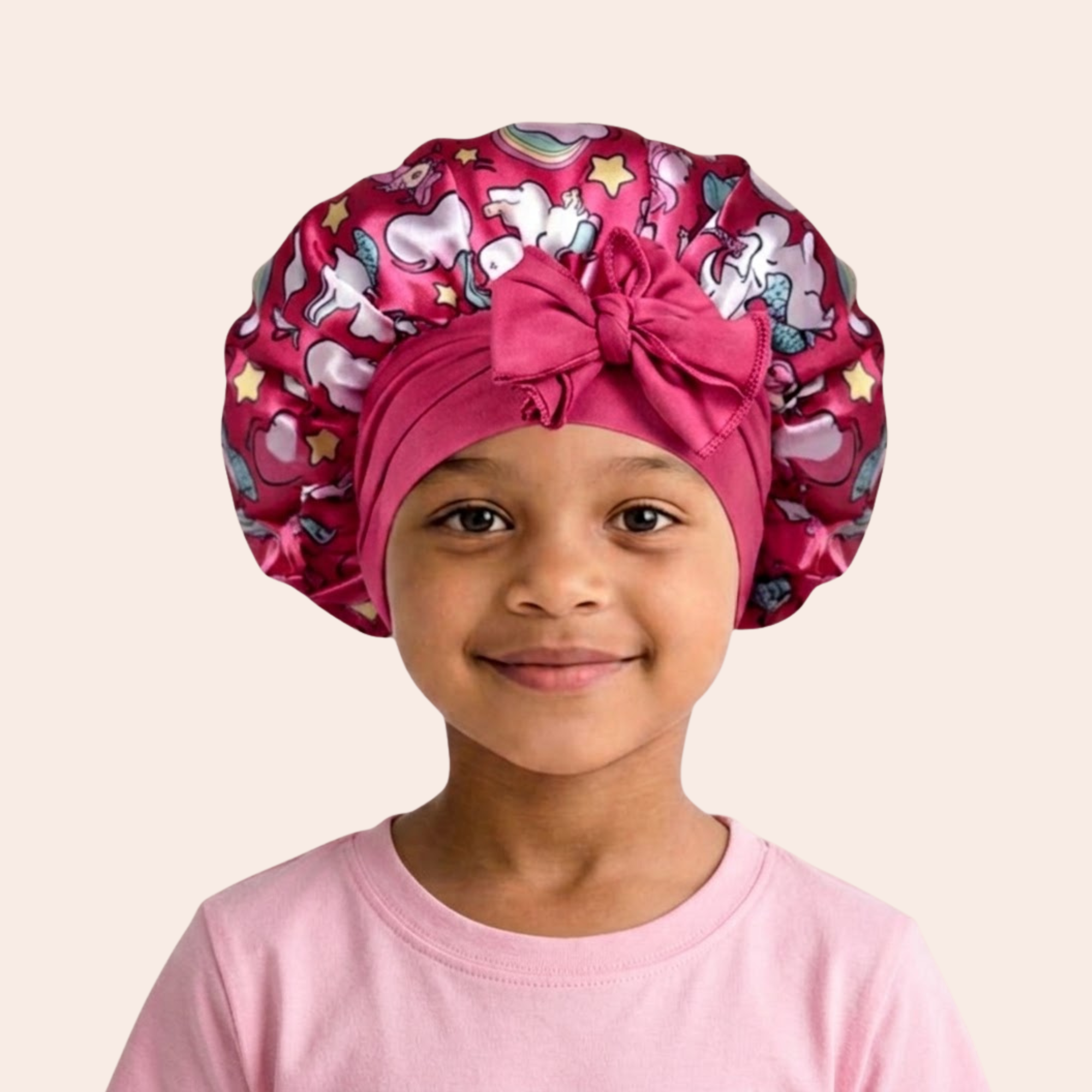 Kinder Satin Bonnet | Schlafhaube