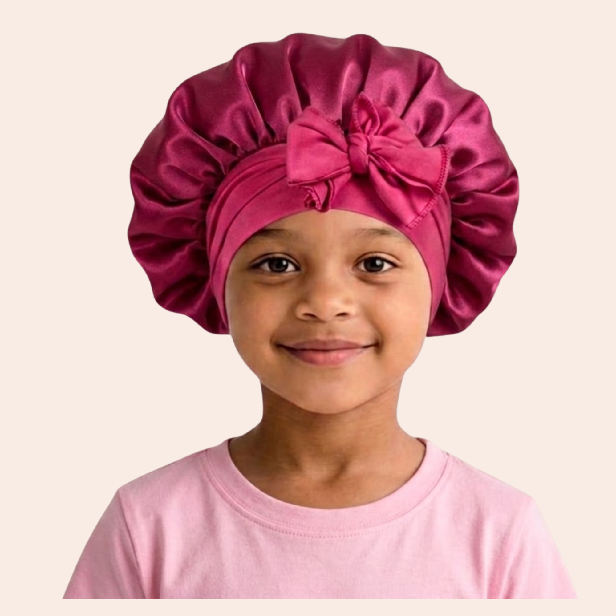 Kinder Satin Bonnet | Schlafhaube