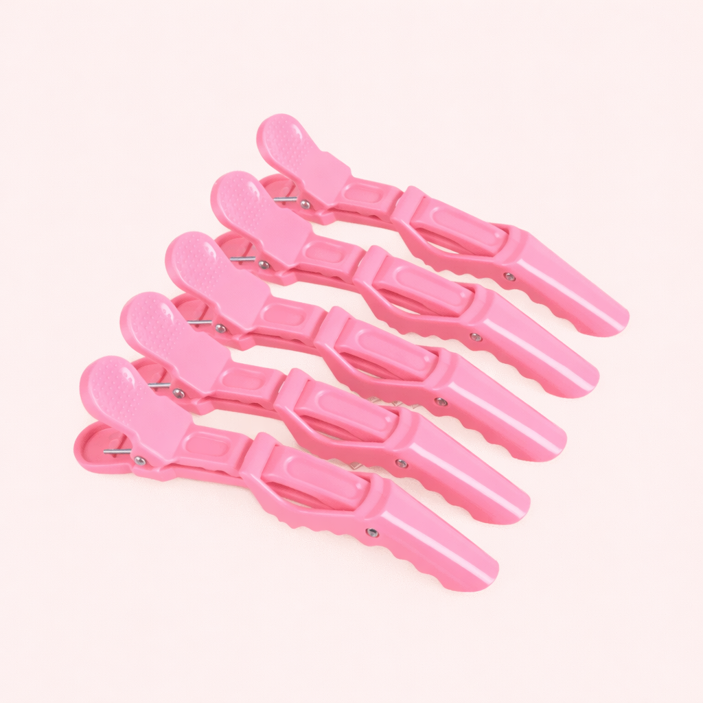 Abteilklammern für Haare – Profi Sectioning Clips zum Styling & Frisieren (5 Stück)
