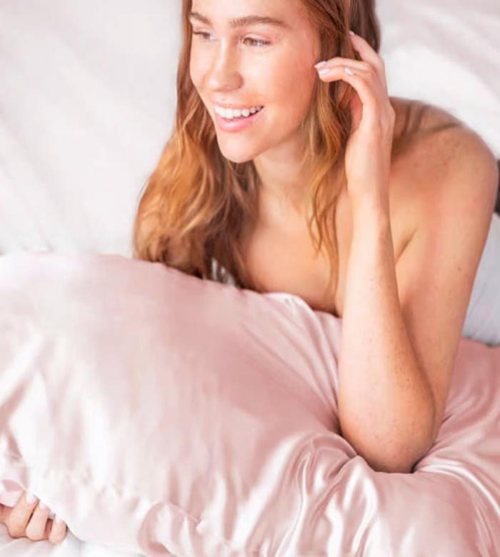 Satin Kopfkissenbezug