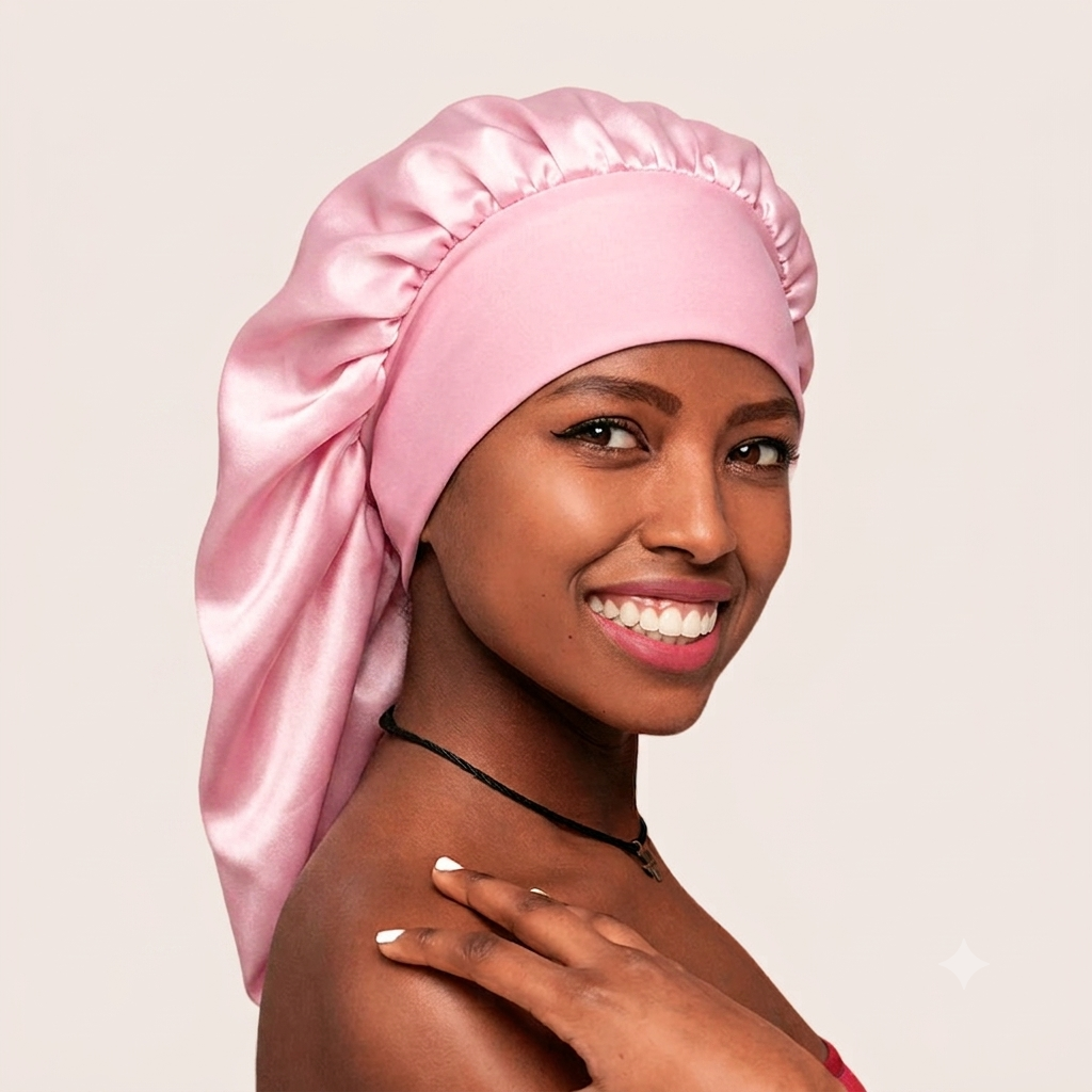 Bonnet en satin pour tresses et mèches_Cheeta