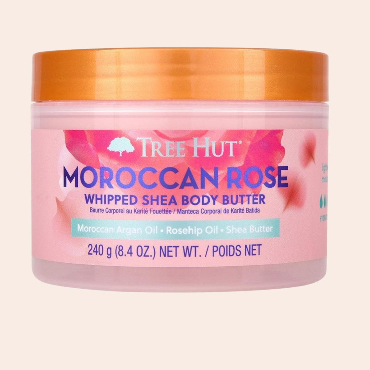 Tree Hut Whipped Body Butter Moroccan Rose 240g