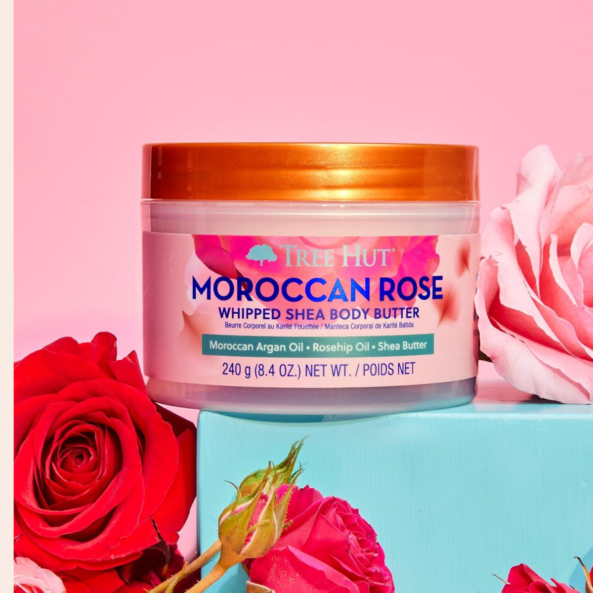 Tree Hut Whipped Body Butter Moroccan Rose 240g