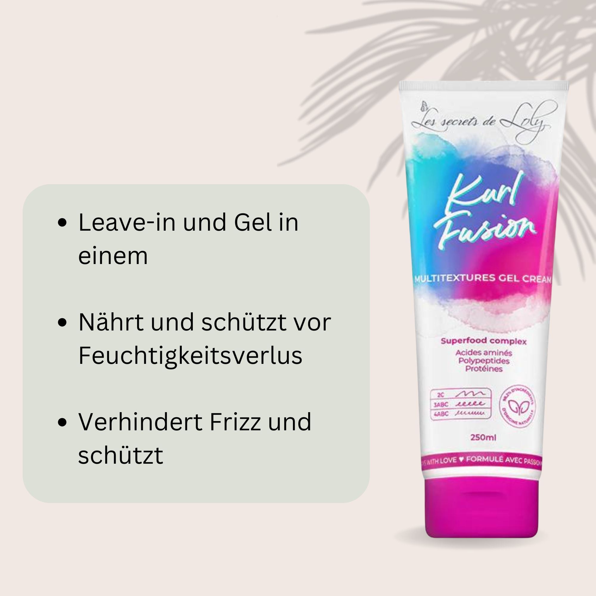 Kurl Fusion Gel-Crème – 250 ml – Multitexturen-Stylingpflege
