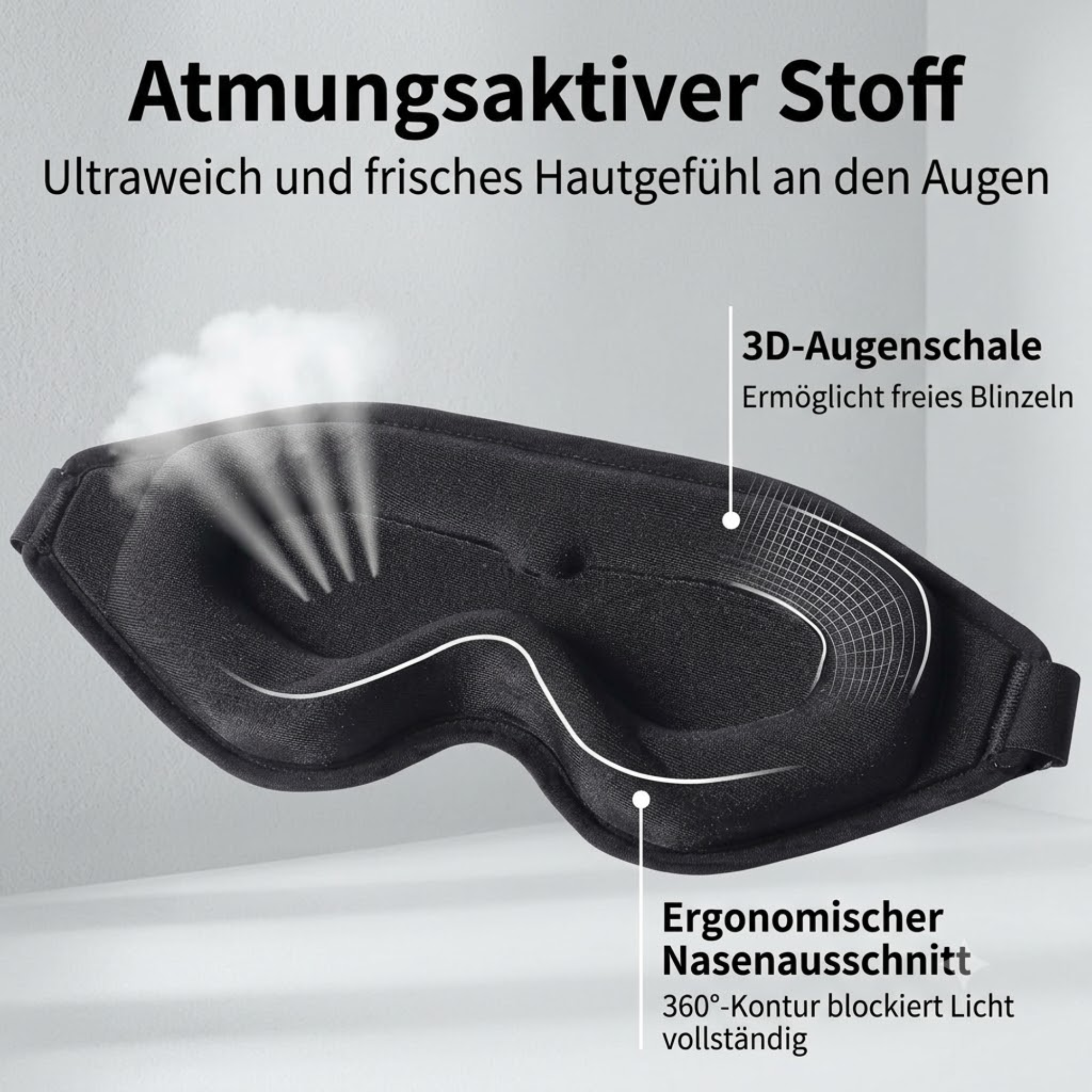 Schlafmaske – Lichtblockierend