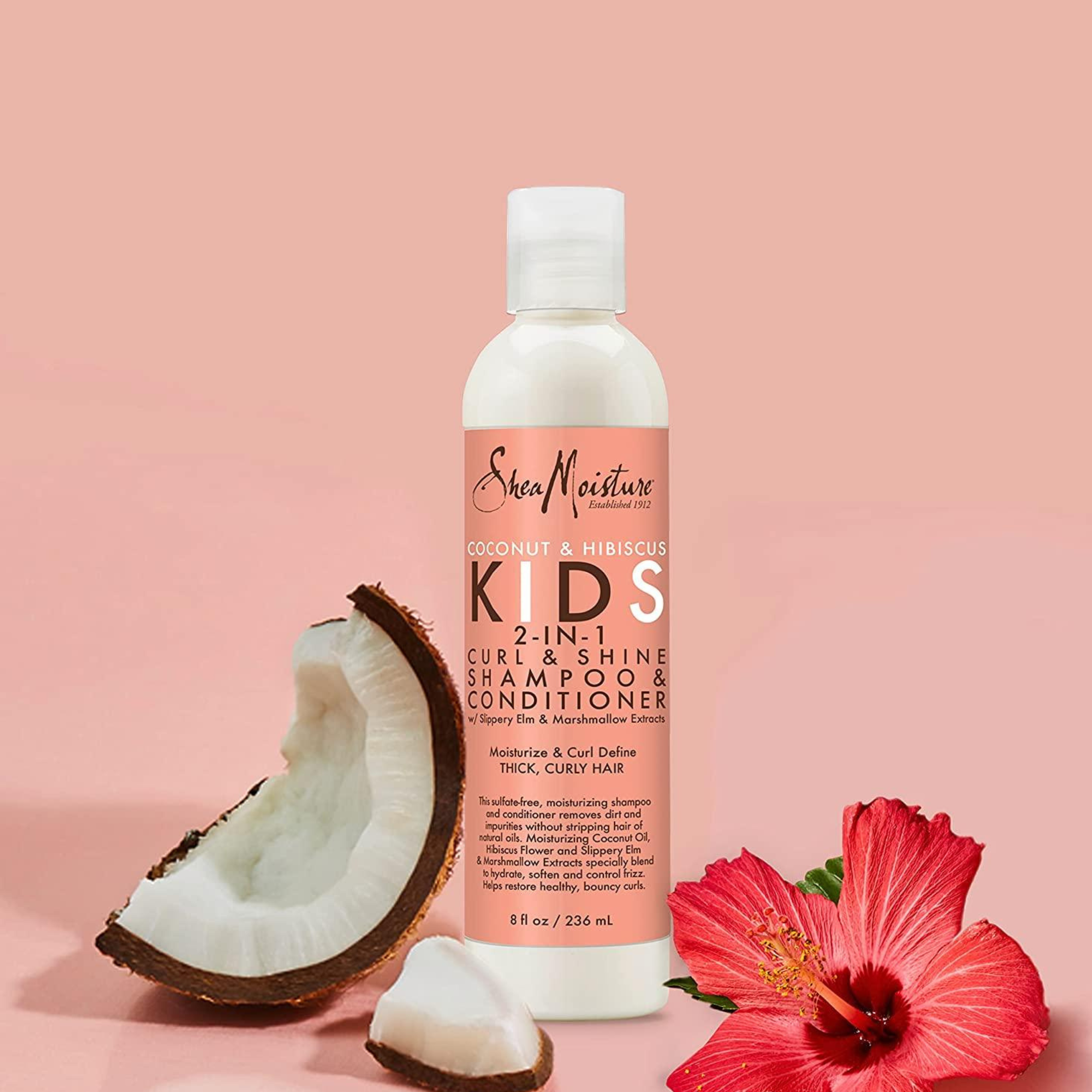 SheaMoisture Coconut & Hibiscus Kids 2-In-1 Curl & Shine Shampoo & Conditioner