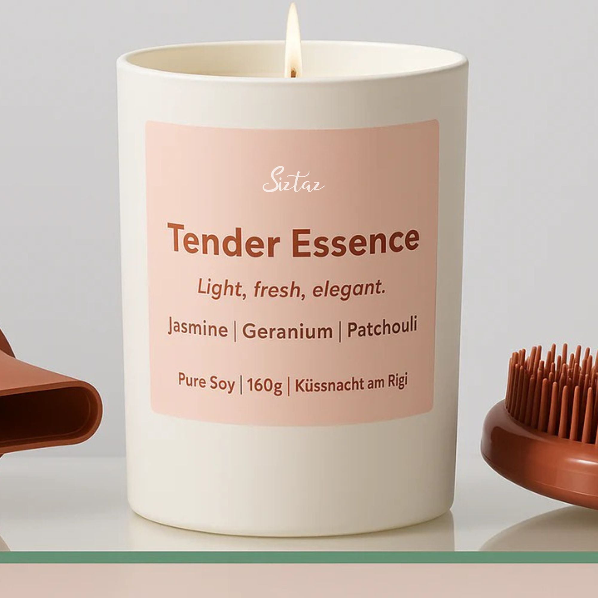 Siztaz Duftkerze Tender Essence - Geranium Patchouli jasmine