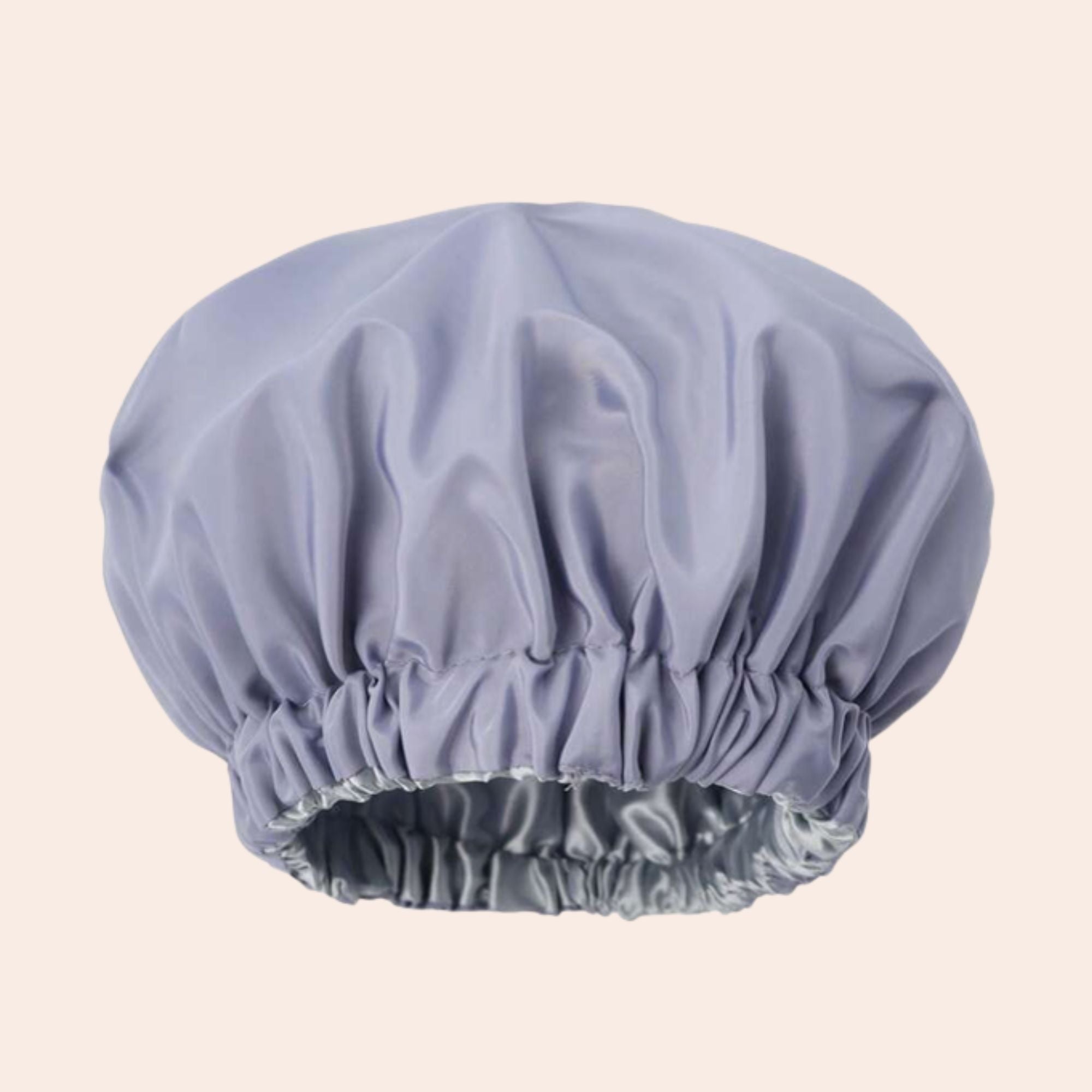 Duschhaube mit Satinfutter für Locken