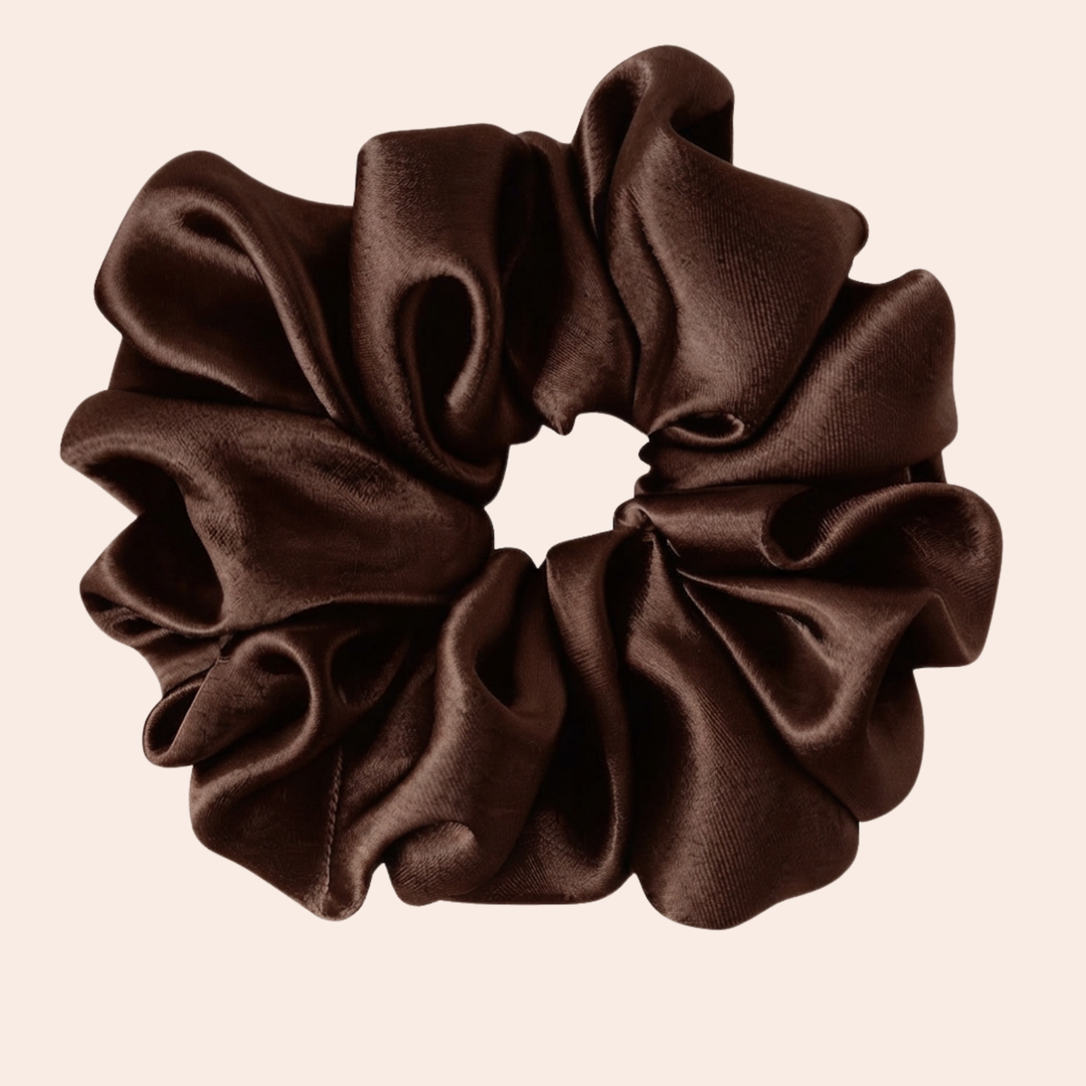 Large. Grosses Scrunchie. Braun | Siztaz
