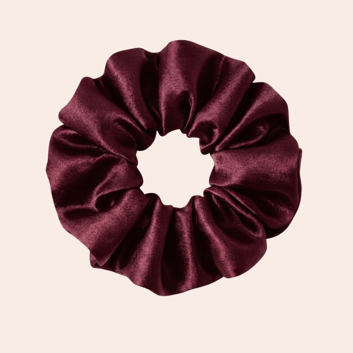 Midi scrunchie für Locken, bordeaux | Siztaz