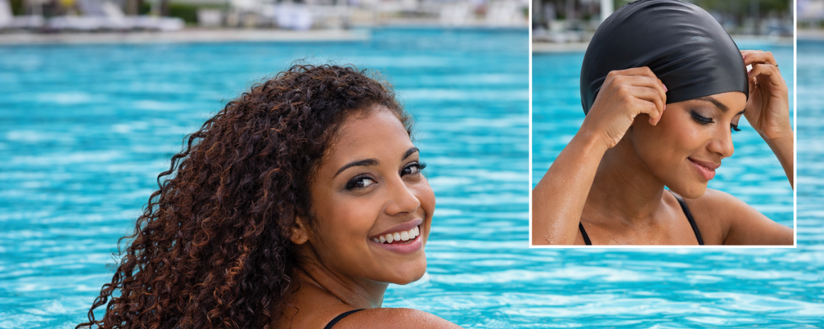 Schwimmen mit Locken: So schützt du dein Haar