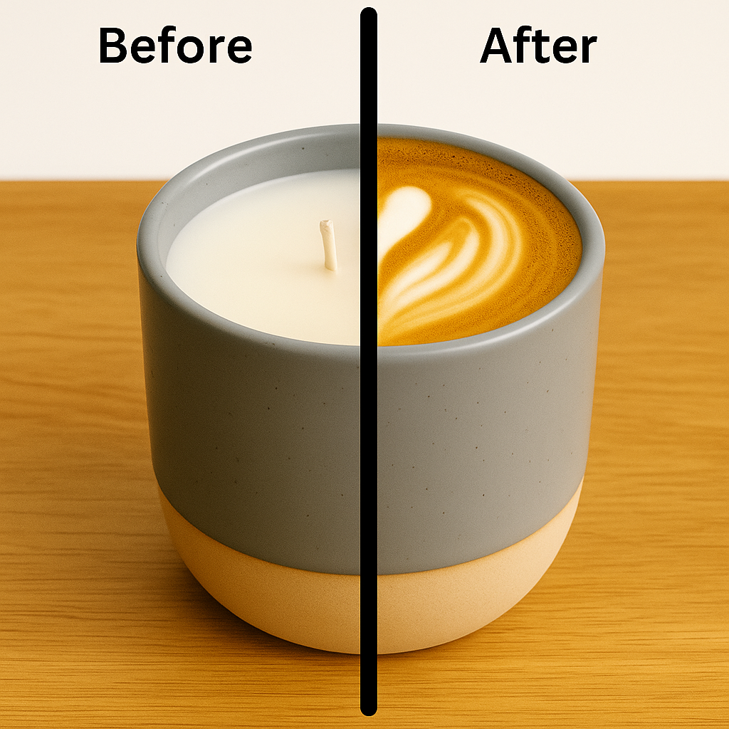 Tender Essence Cup Candle – Jasmin & Patchouli. Elegant. Warm.