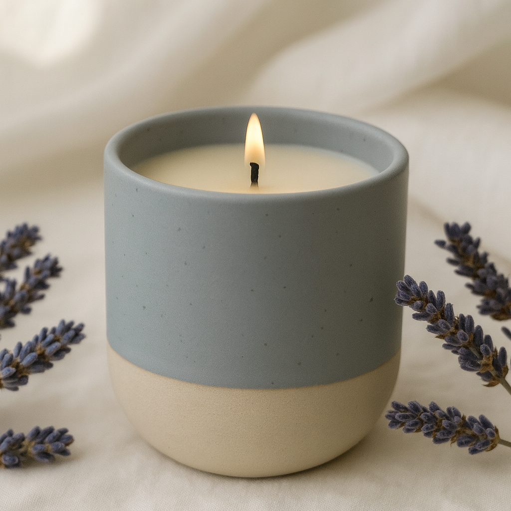 Inner Calm, Cup Candle. Lavendel. Sanft. Ruhig. Ausgleichend.