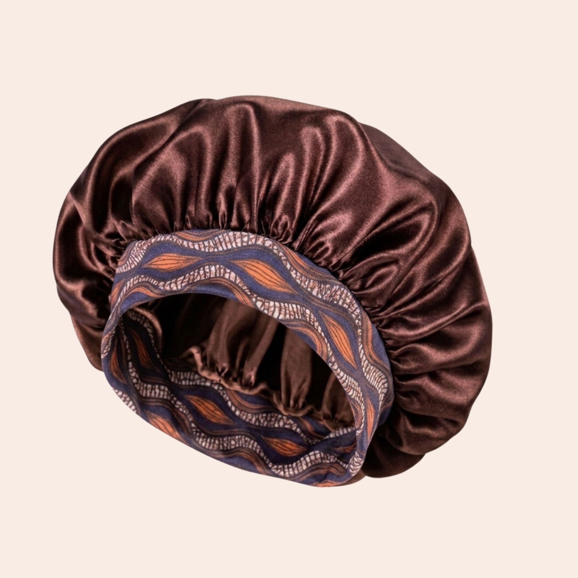 Satin-Schlafhaube (bedruckt)