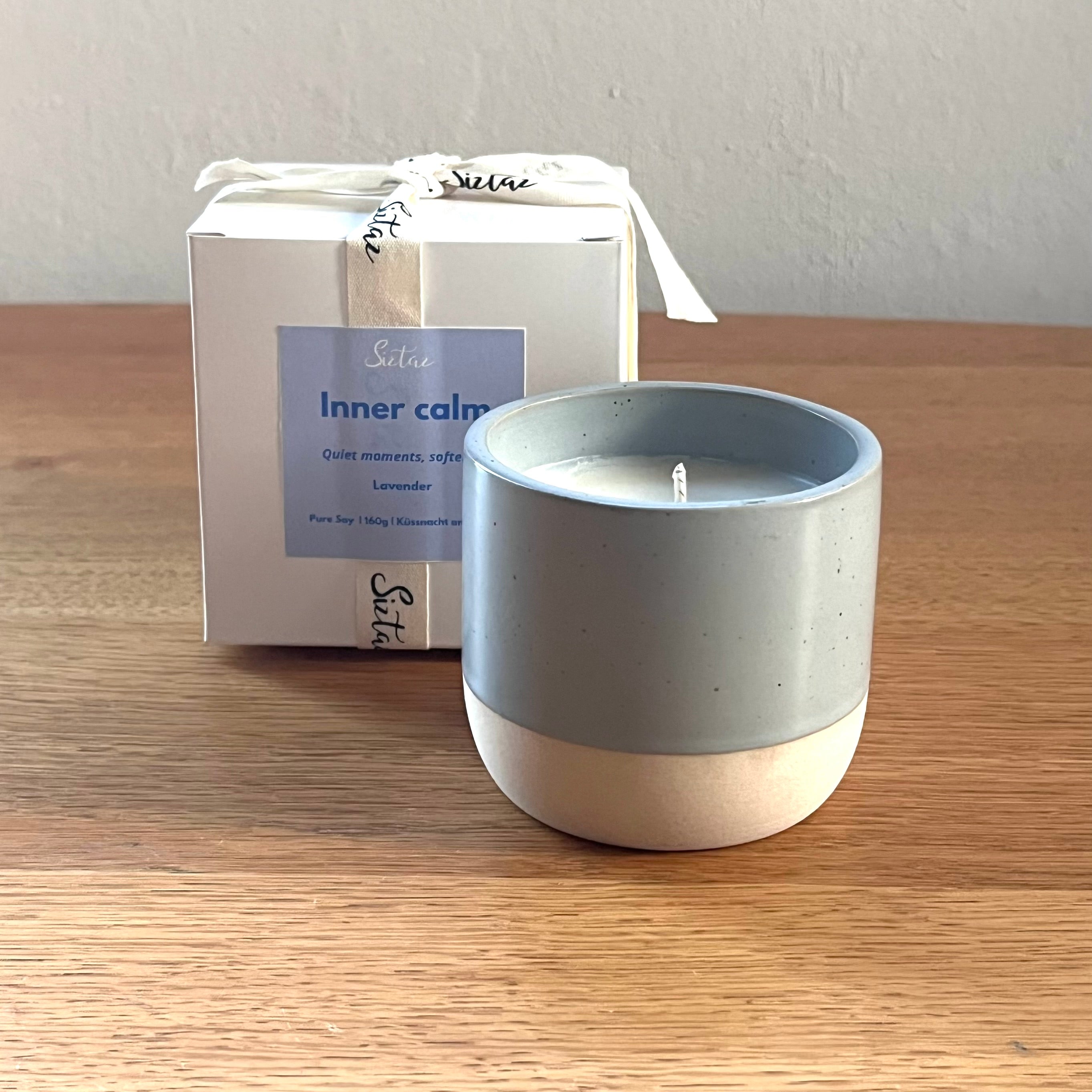 Inner Calm, Cup Candle. Lavendel. Sanft. Ruhig. Ausgleichend.