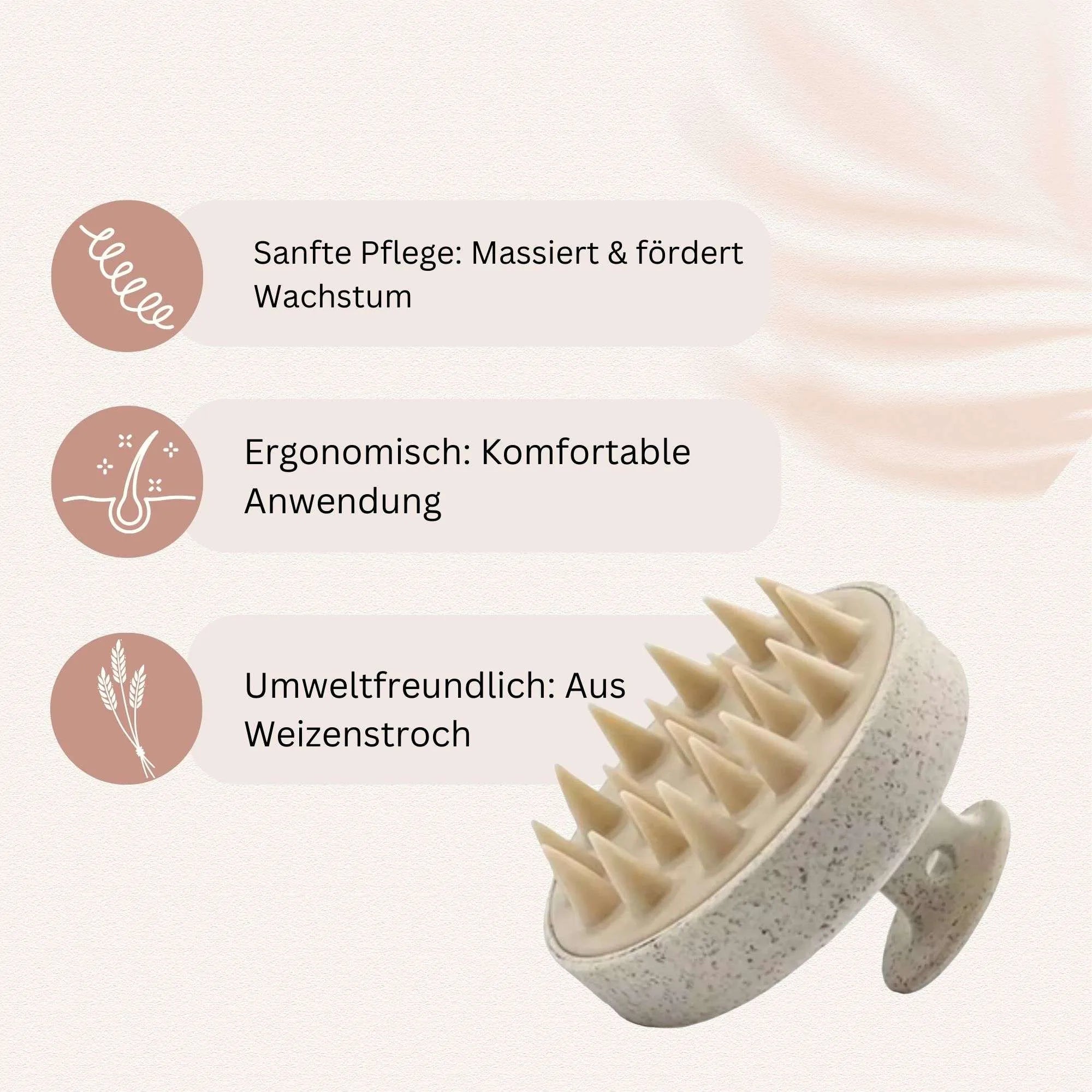 Kopfhaut-Massage & Entwirrungsbürste Set