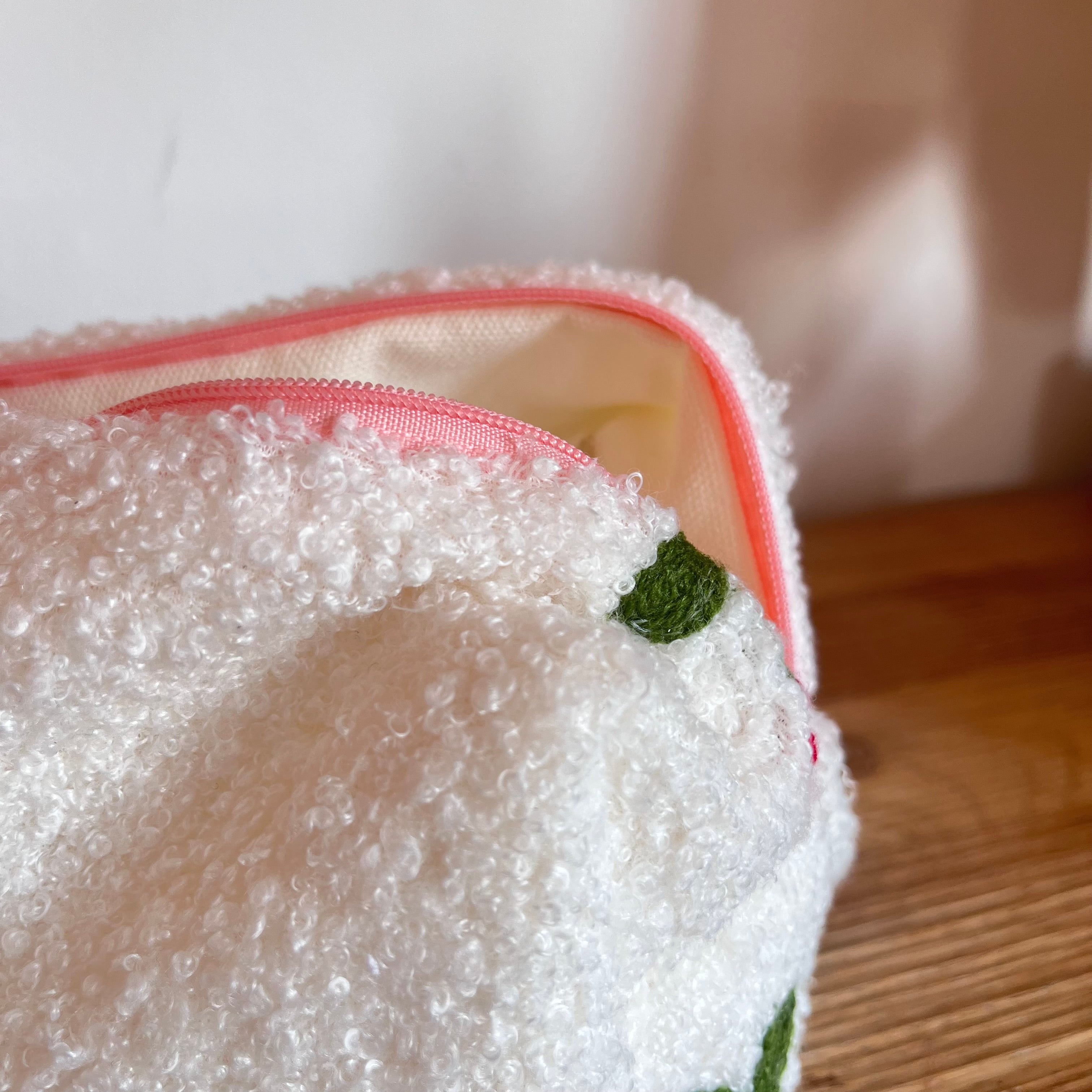 Kosmetiktasche Terry Cherry – Für Make-up & Pflege