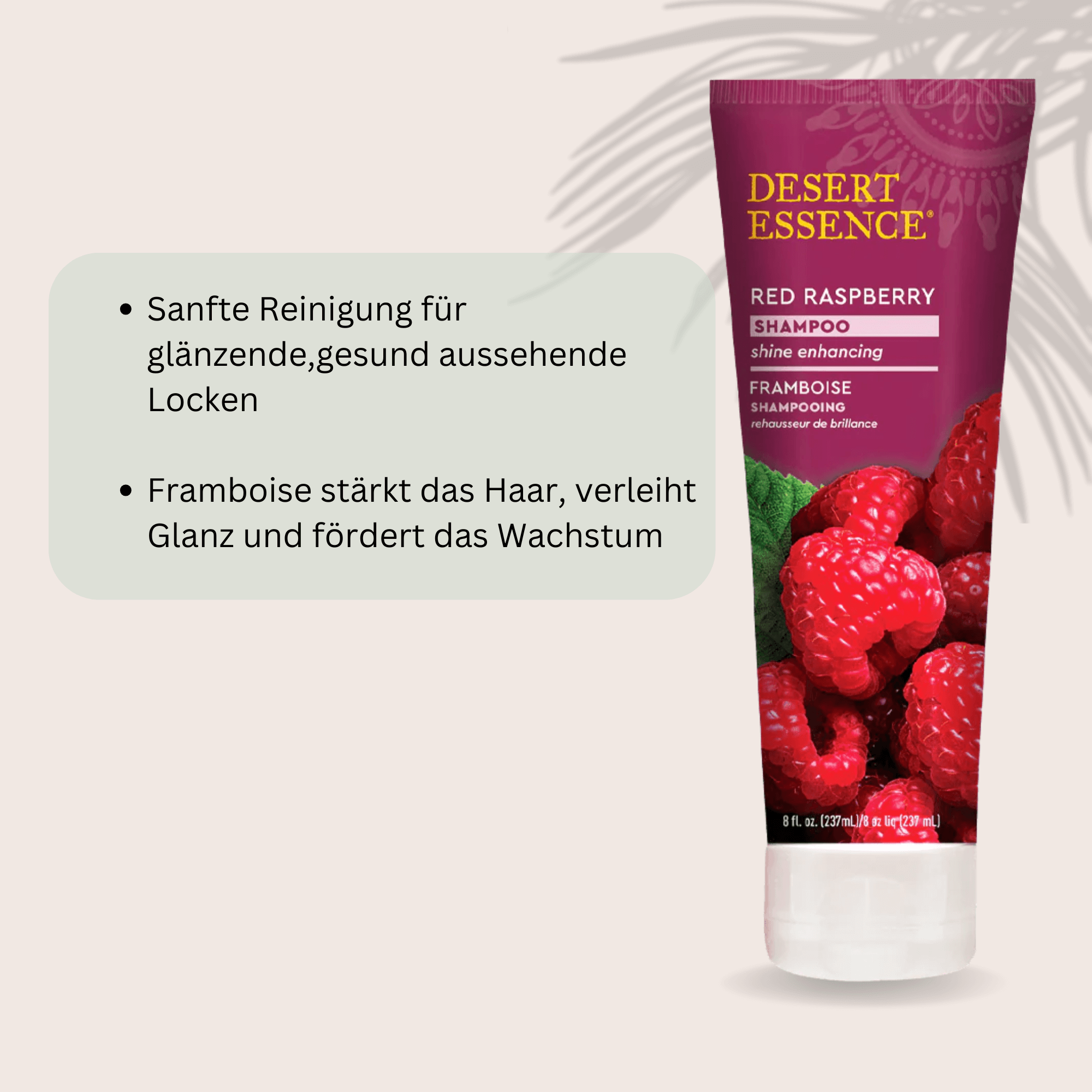 Desert Essence rote Himbeere Shampoo