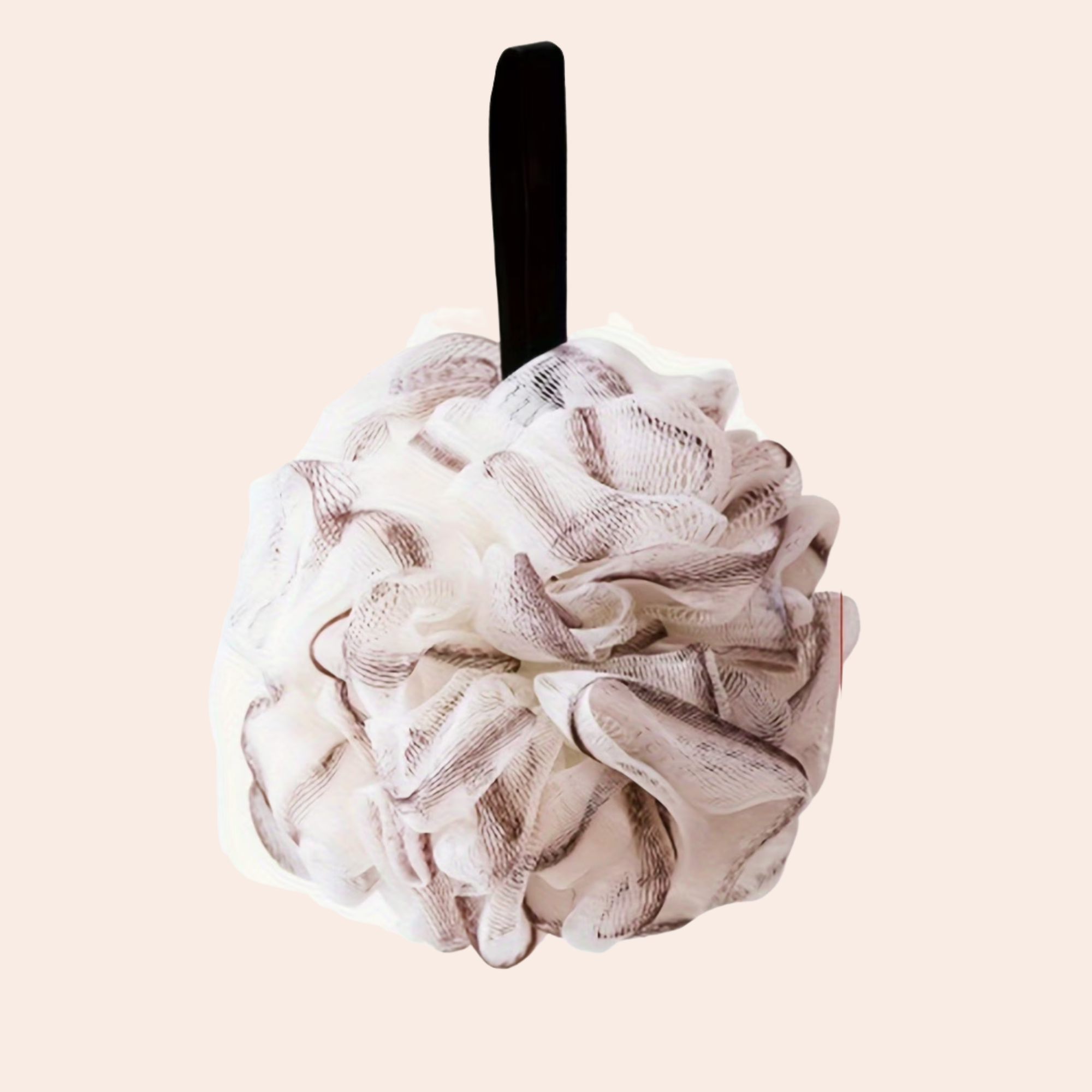 Duschschwamm rund netz_sitaz_beige