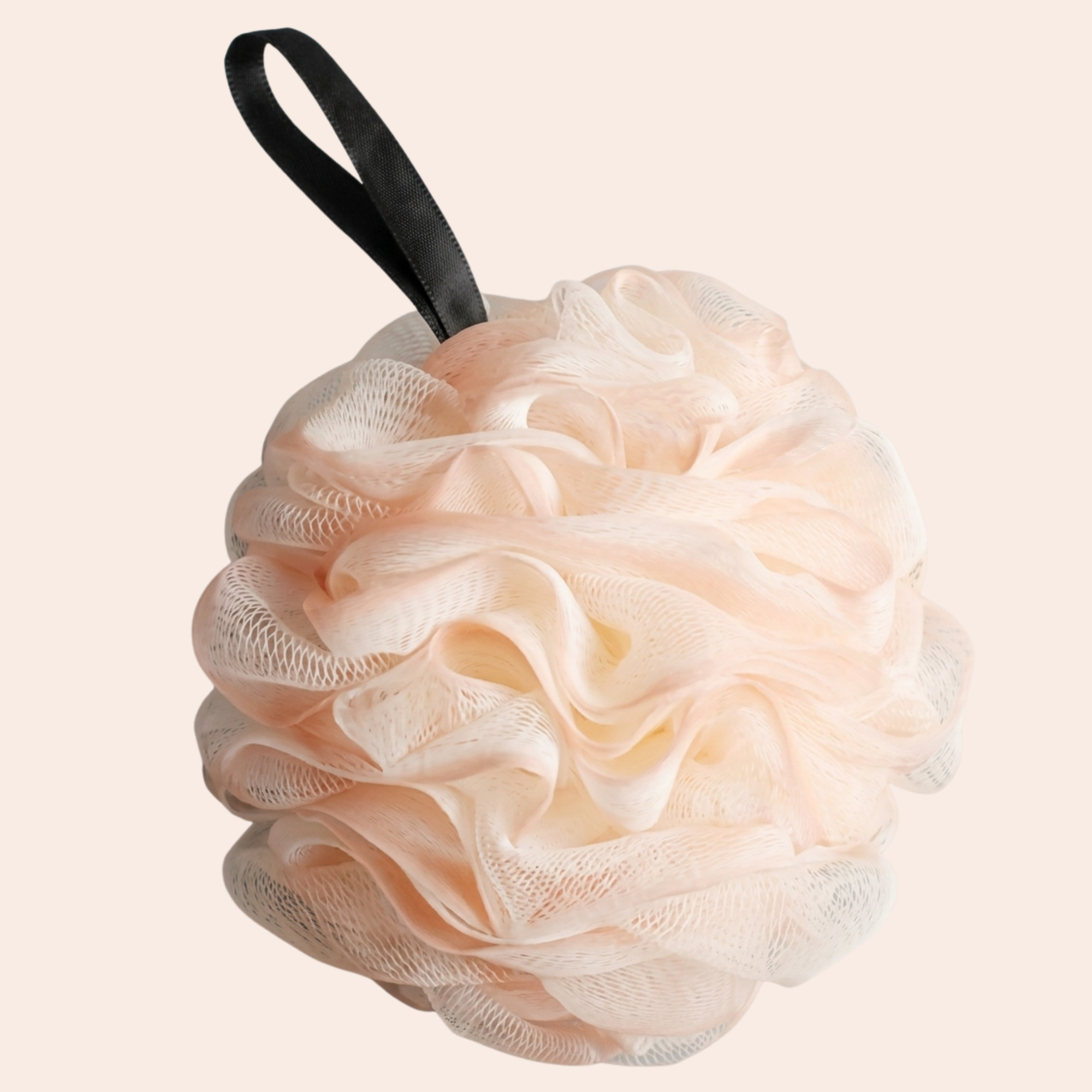 Duschschwamm rund netz_sitaz_coral