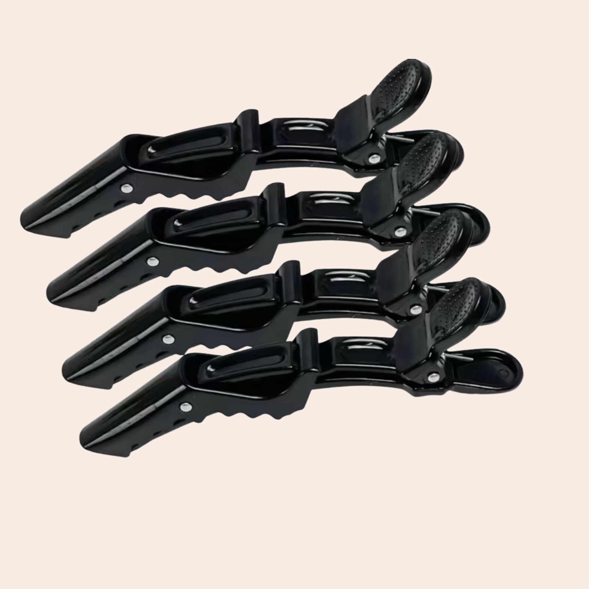 Alligator Hair Clips Set of 4 – Styling Clips for Strong Hold & Easy Sectioning