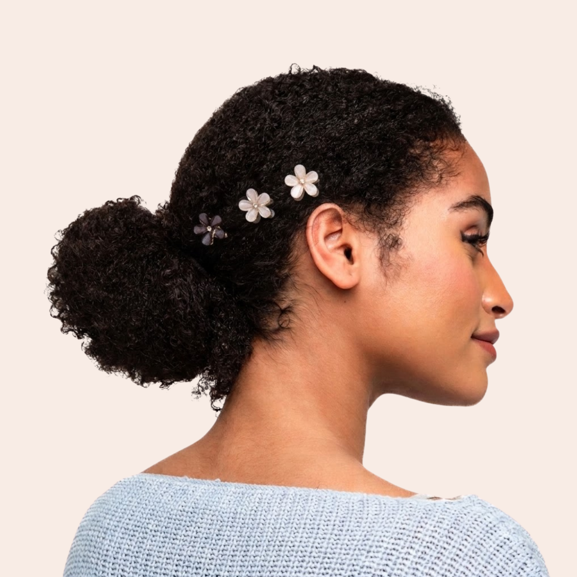 Mini Haarklammern | Blumen (4 Stück)