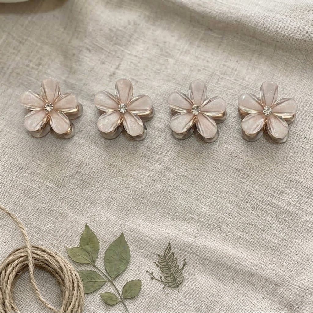 Mini Haarklammern | Blumen (4 Stück)