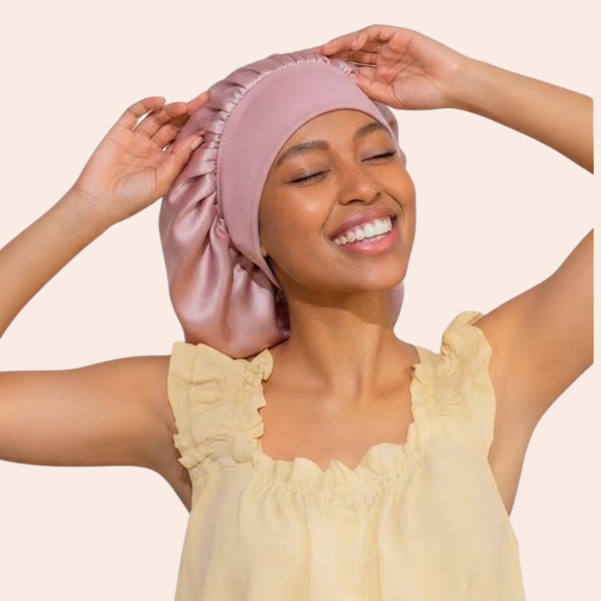 Satin Schlafmütze für Zöpfe und Locks