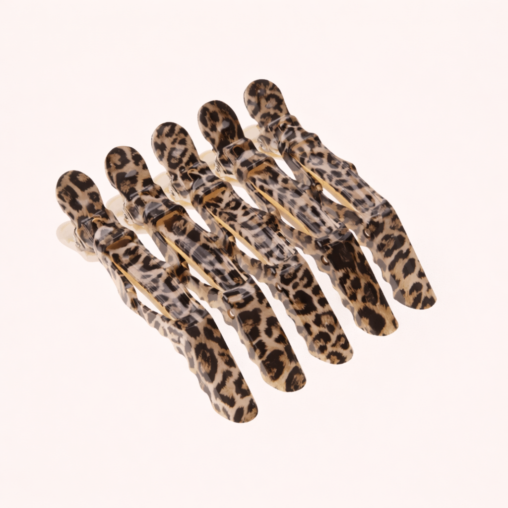 Abteilklammern für Haare – Profi Sectioning Clips zum Styling & Frisieren (5 Stück)