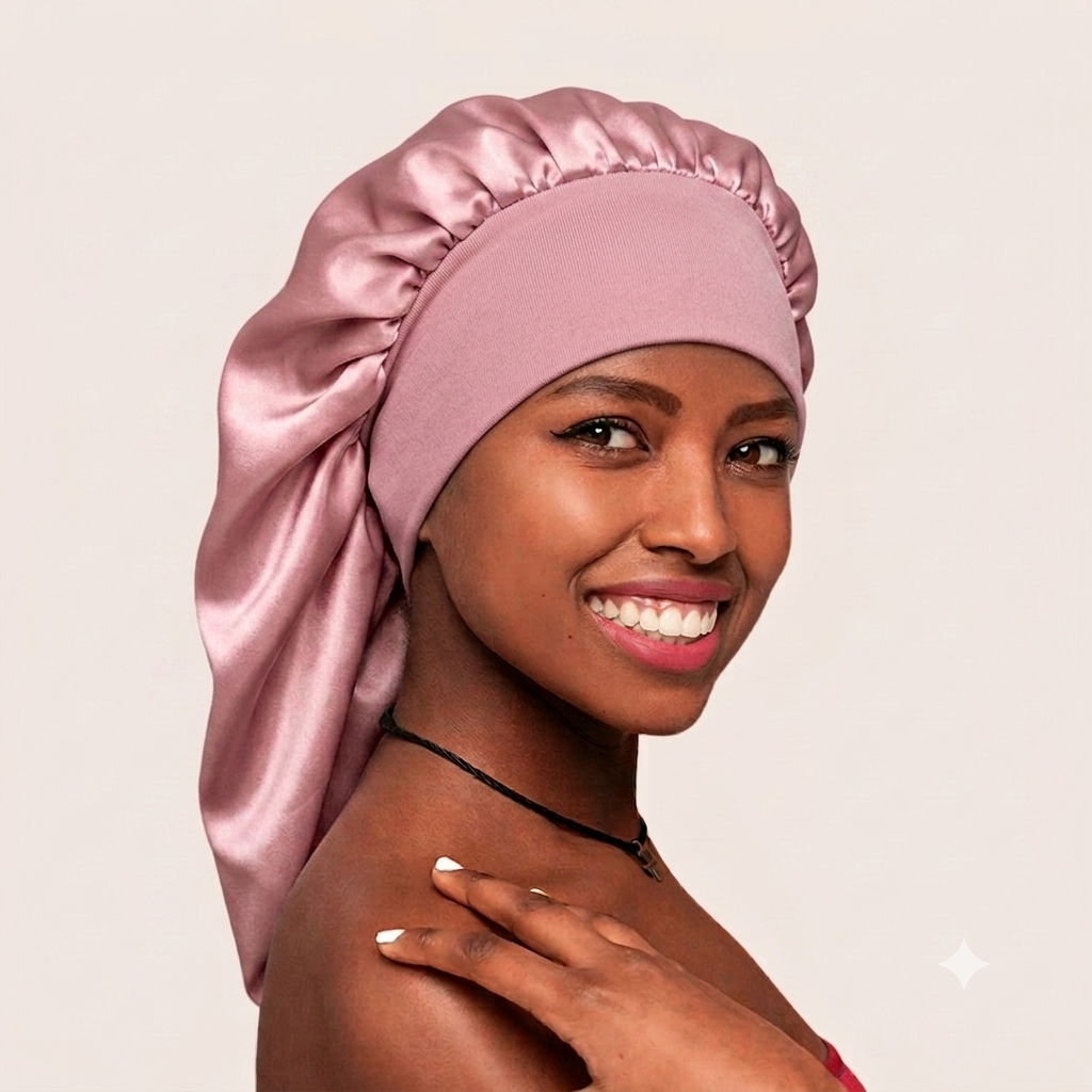 Bonnet en satin pour tresses et mèches_Cheeta