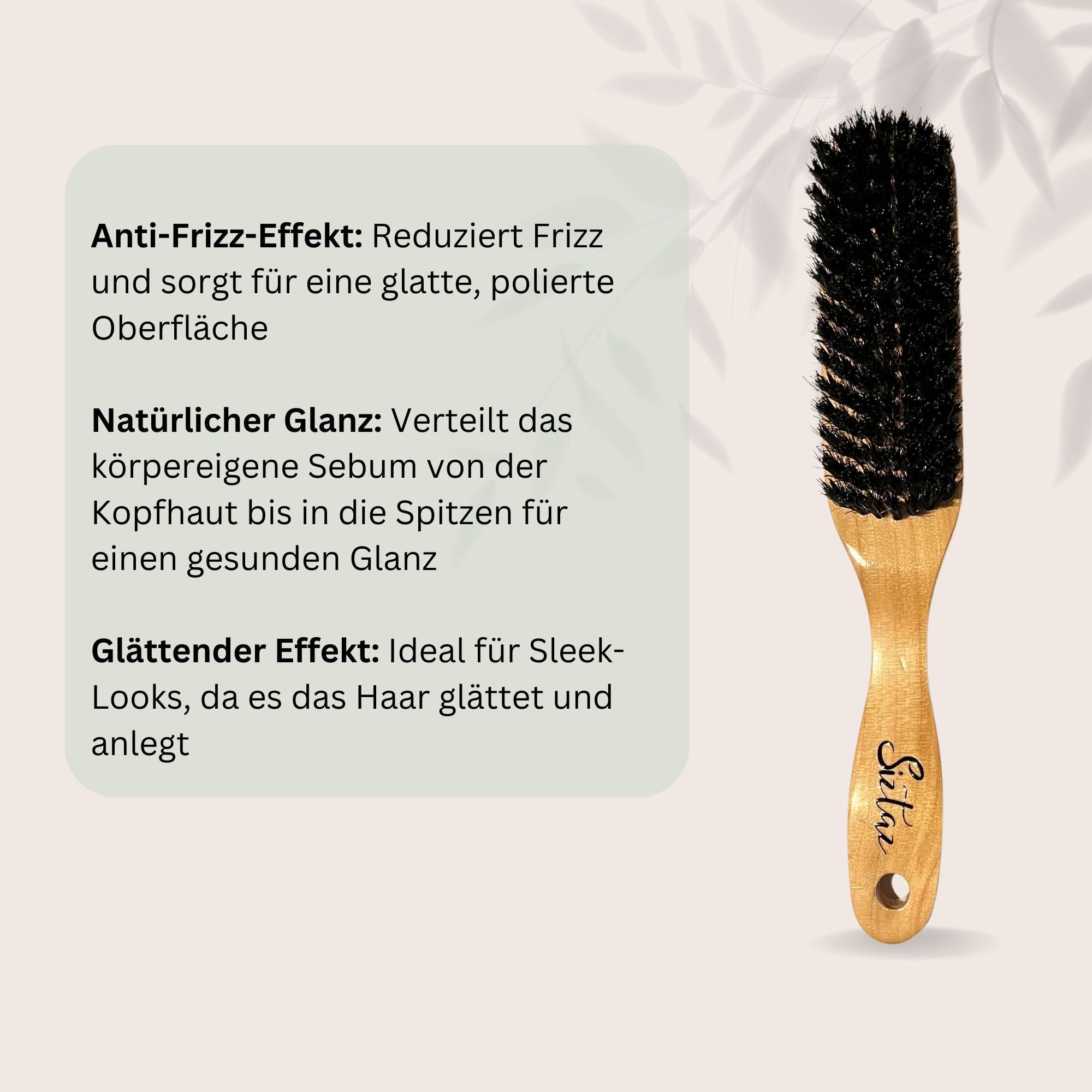 Boar bristle Brush