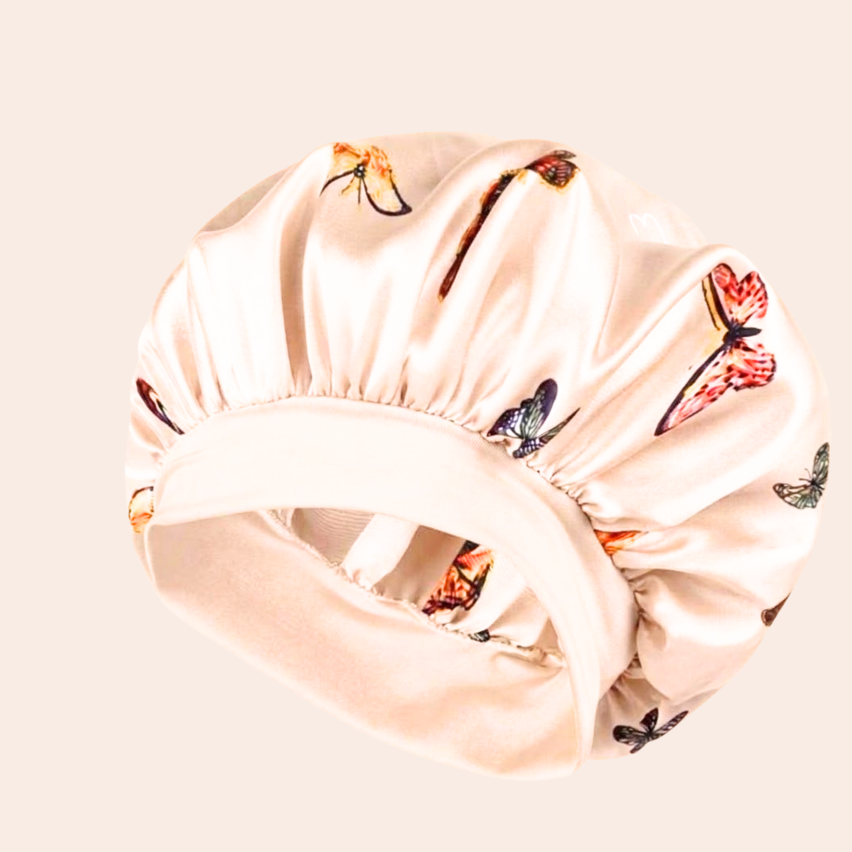 Bonnet de nuit en satin | imprimé