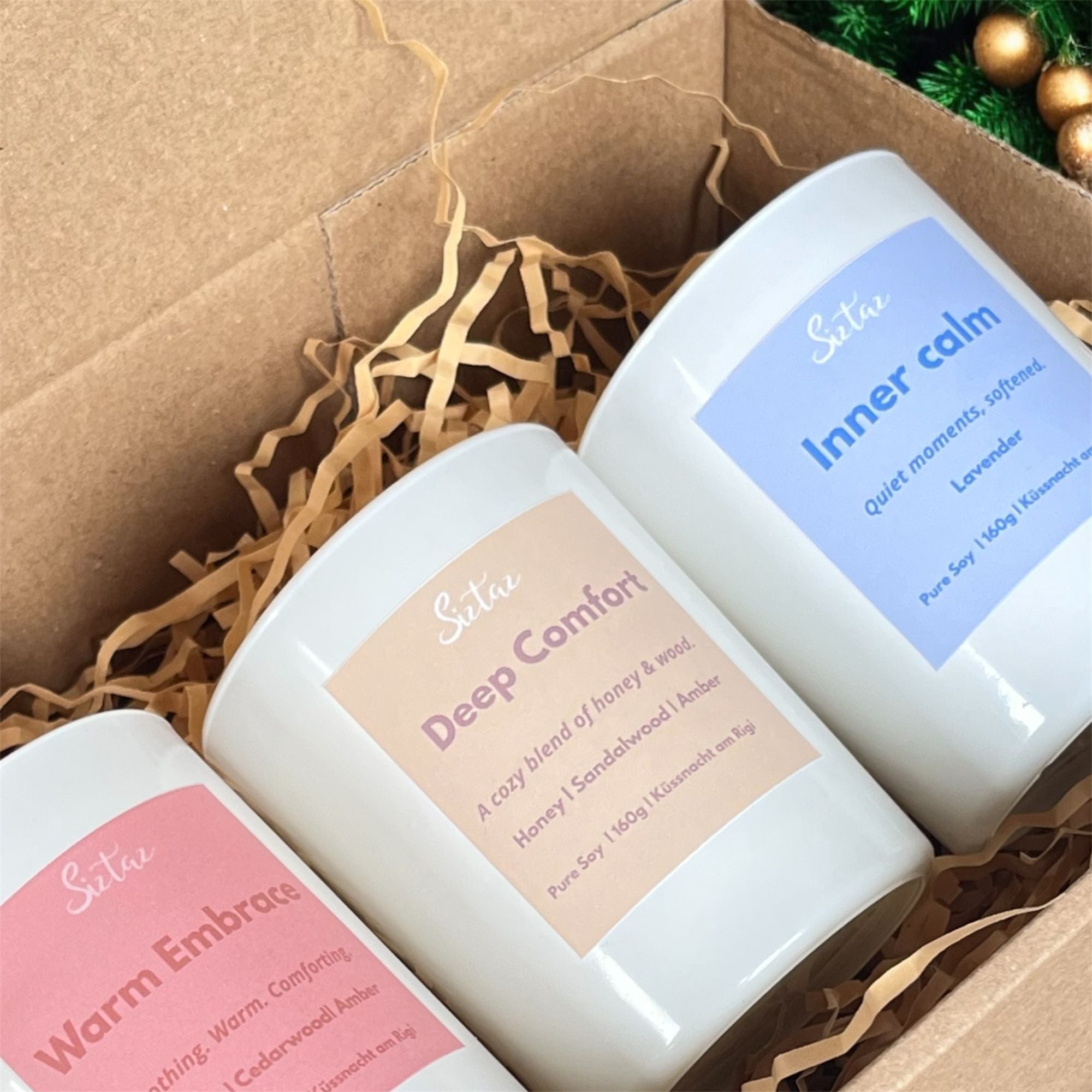 Deep relaxing candle set