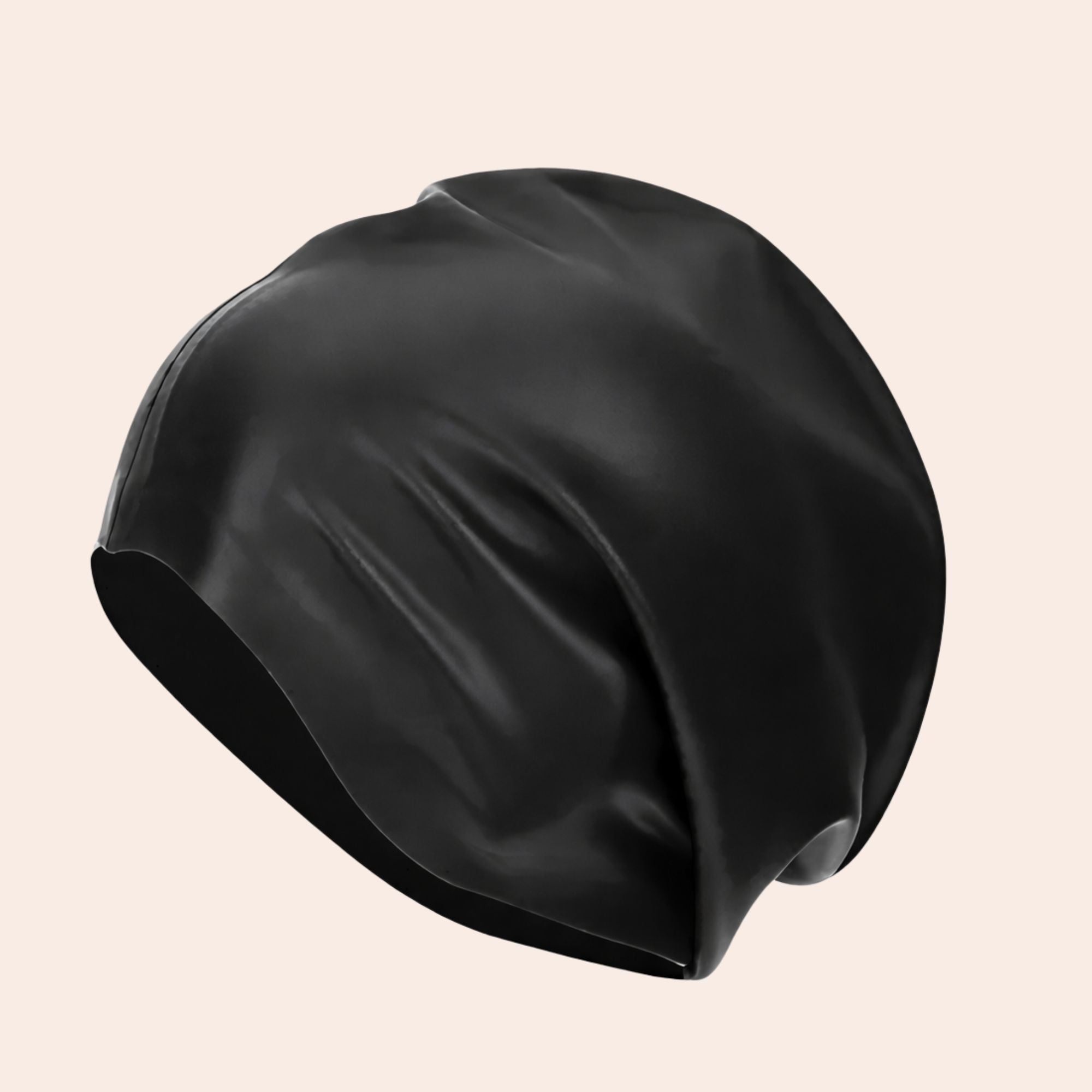 Bonnet de bain pour cheveux longs et bouclés