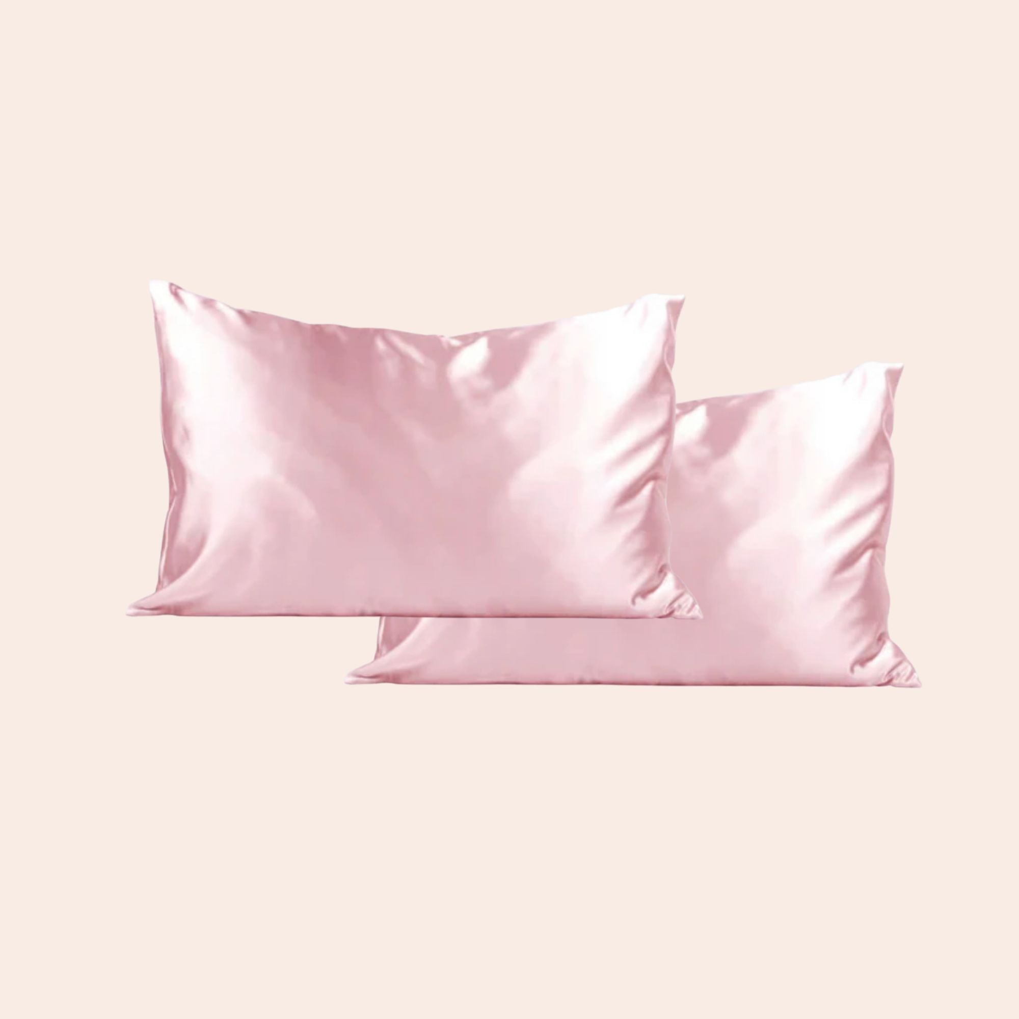 Satin Kopfkissenbezug für Locken 50x66 cm