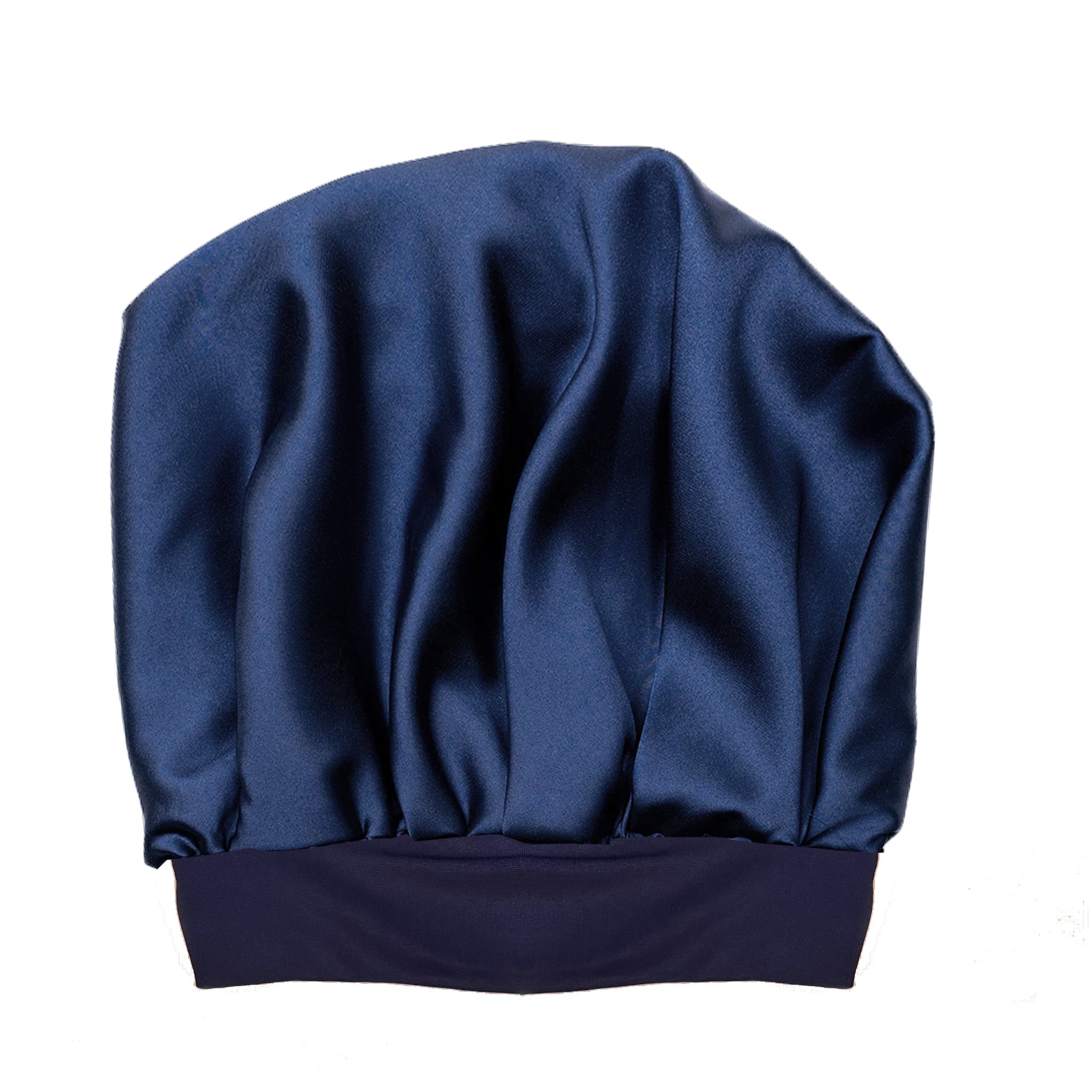 Satin Haube_navy