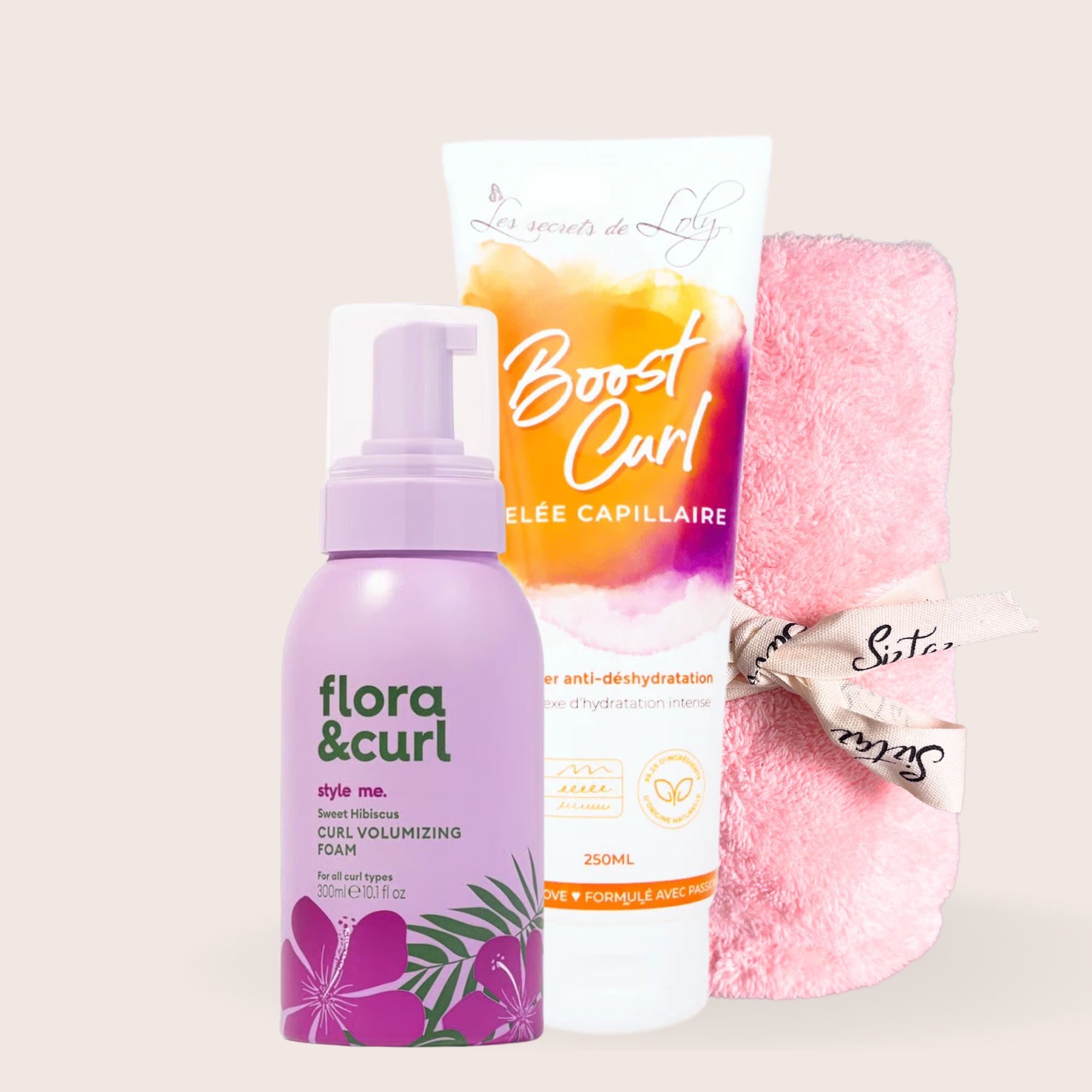 Styling Set: Flora & Curl and Les secrets de loly und haar turban haar tuch