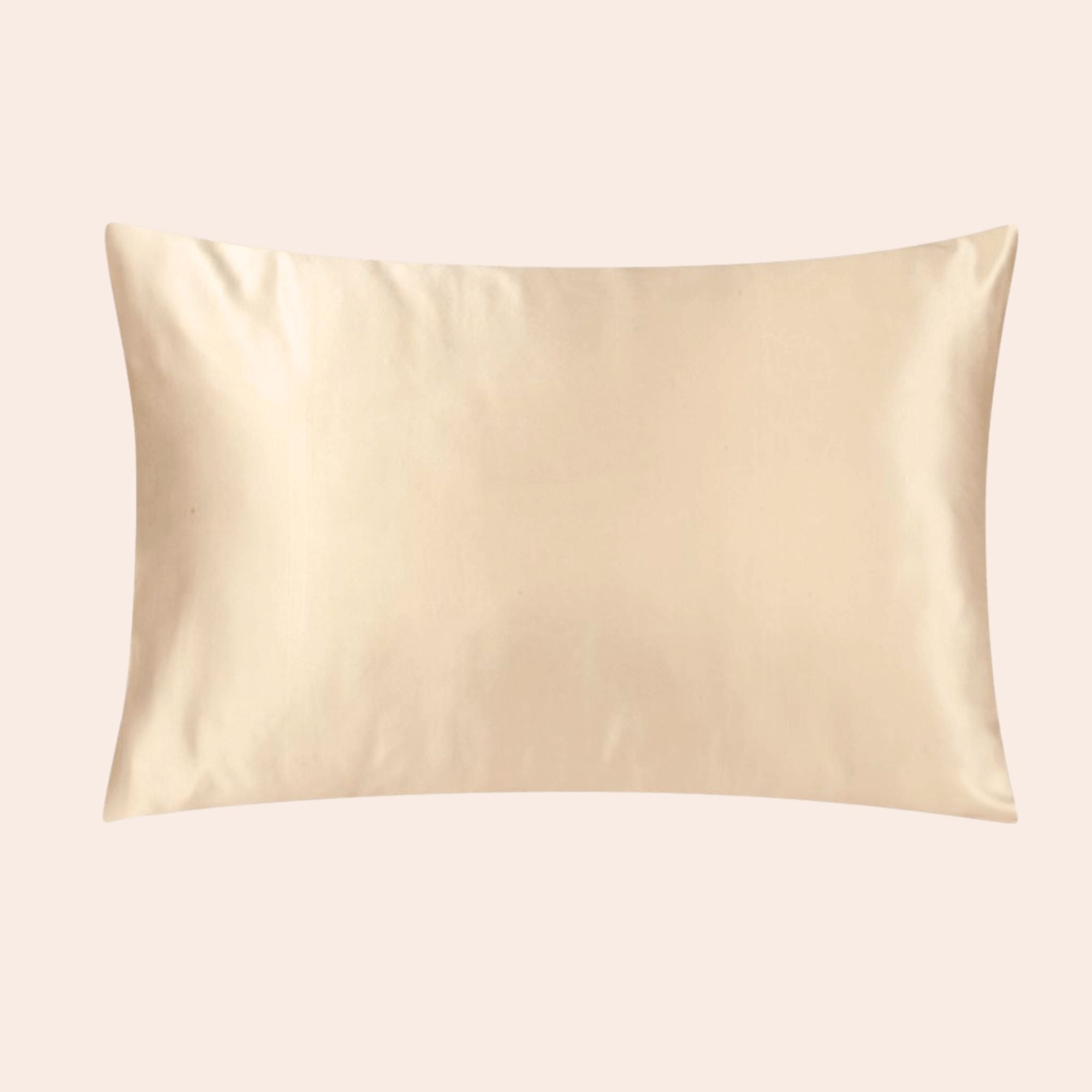 Siztaz Satin Kissenbezug in beige
