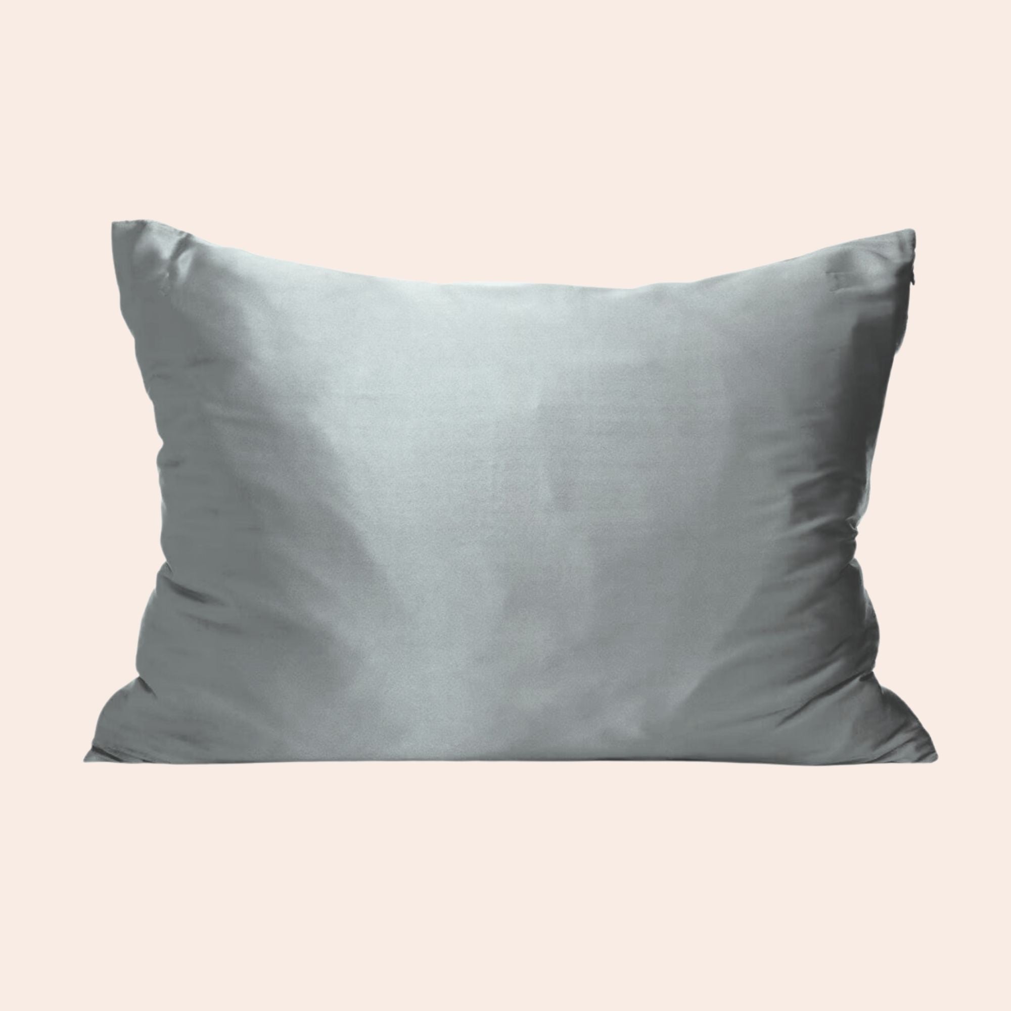 Siztaz Satin Kissenbezug in grau