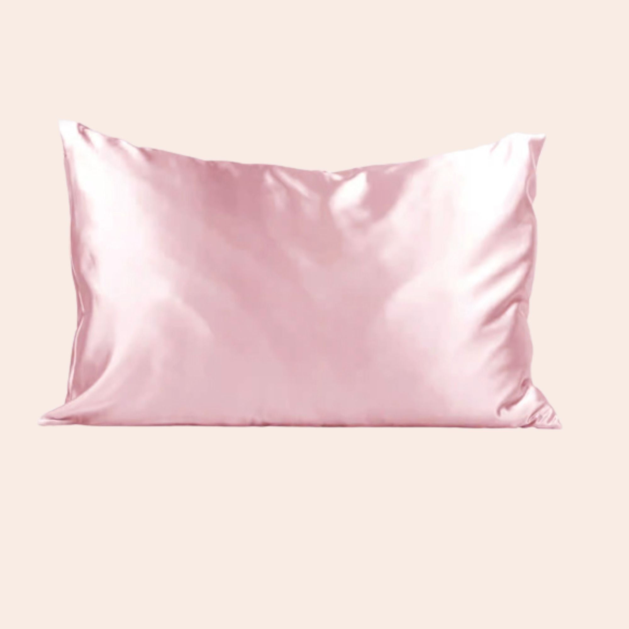 Siztaz Satin Kissenbezug in pink